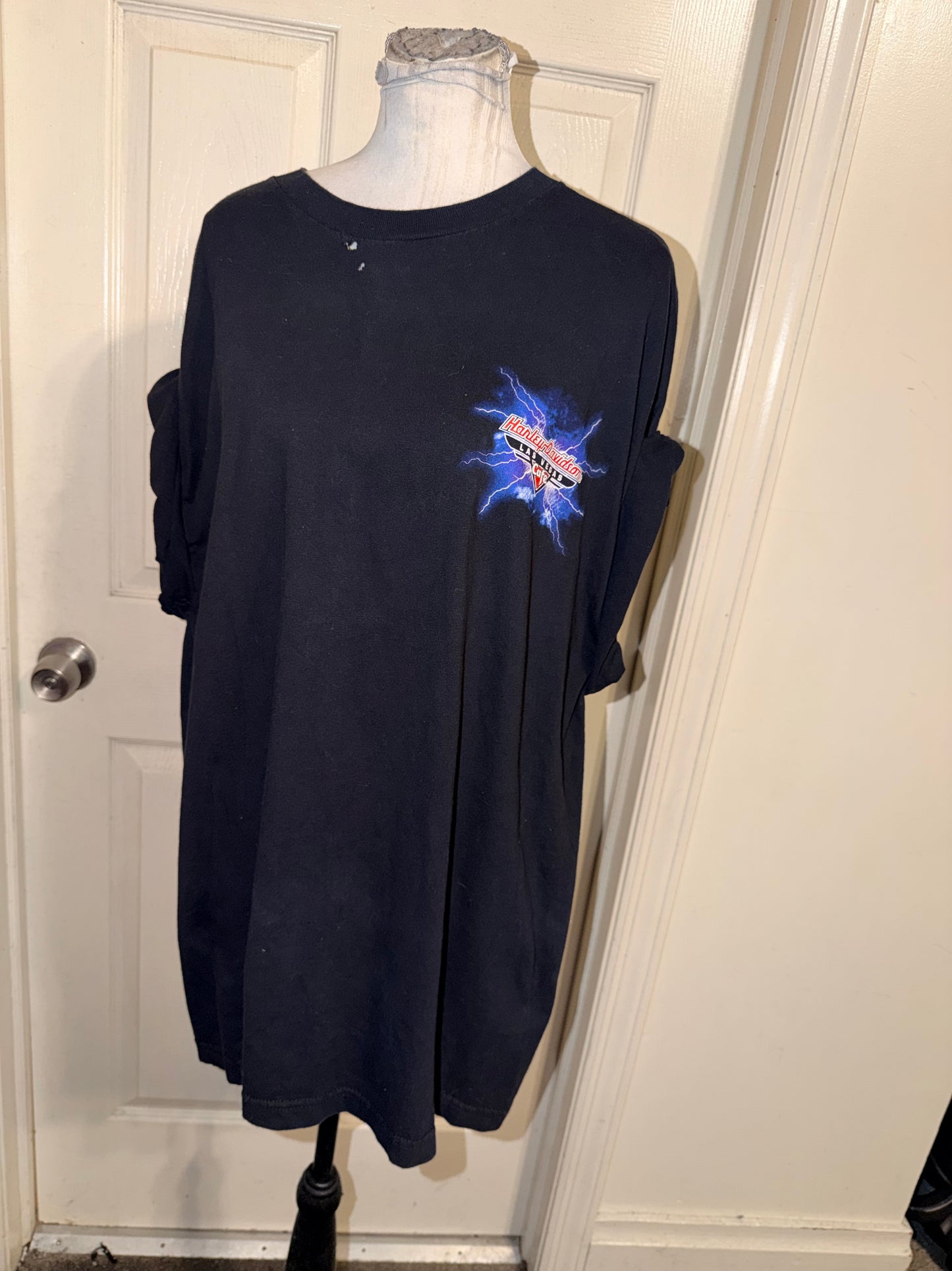 Harley Davidson Vintage Double Sided Oversized Tee