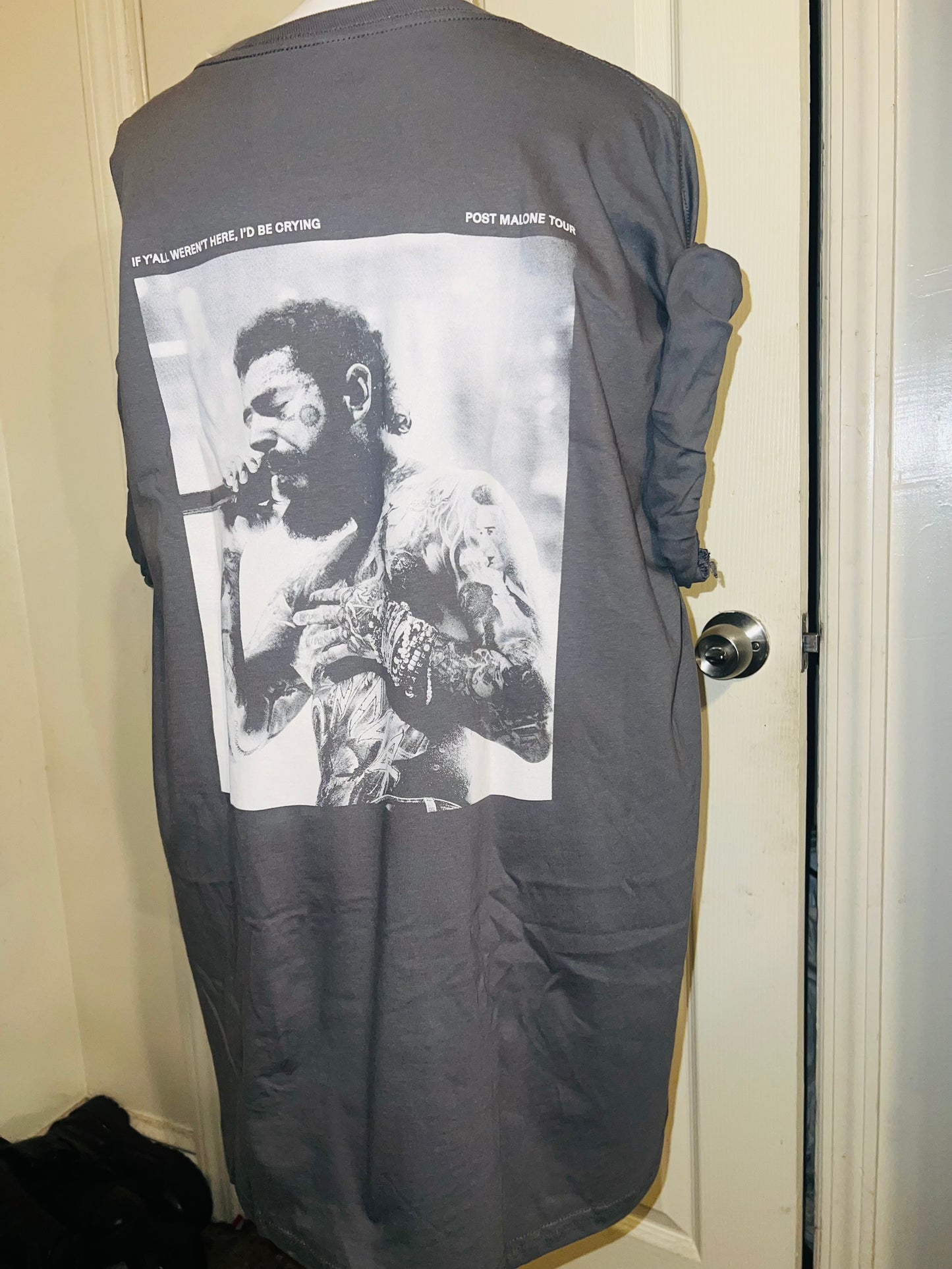 Post Malone Double Sided Oversized Distressed Tee