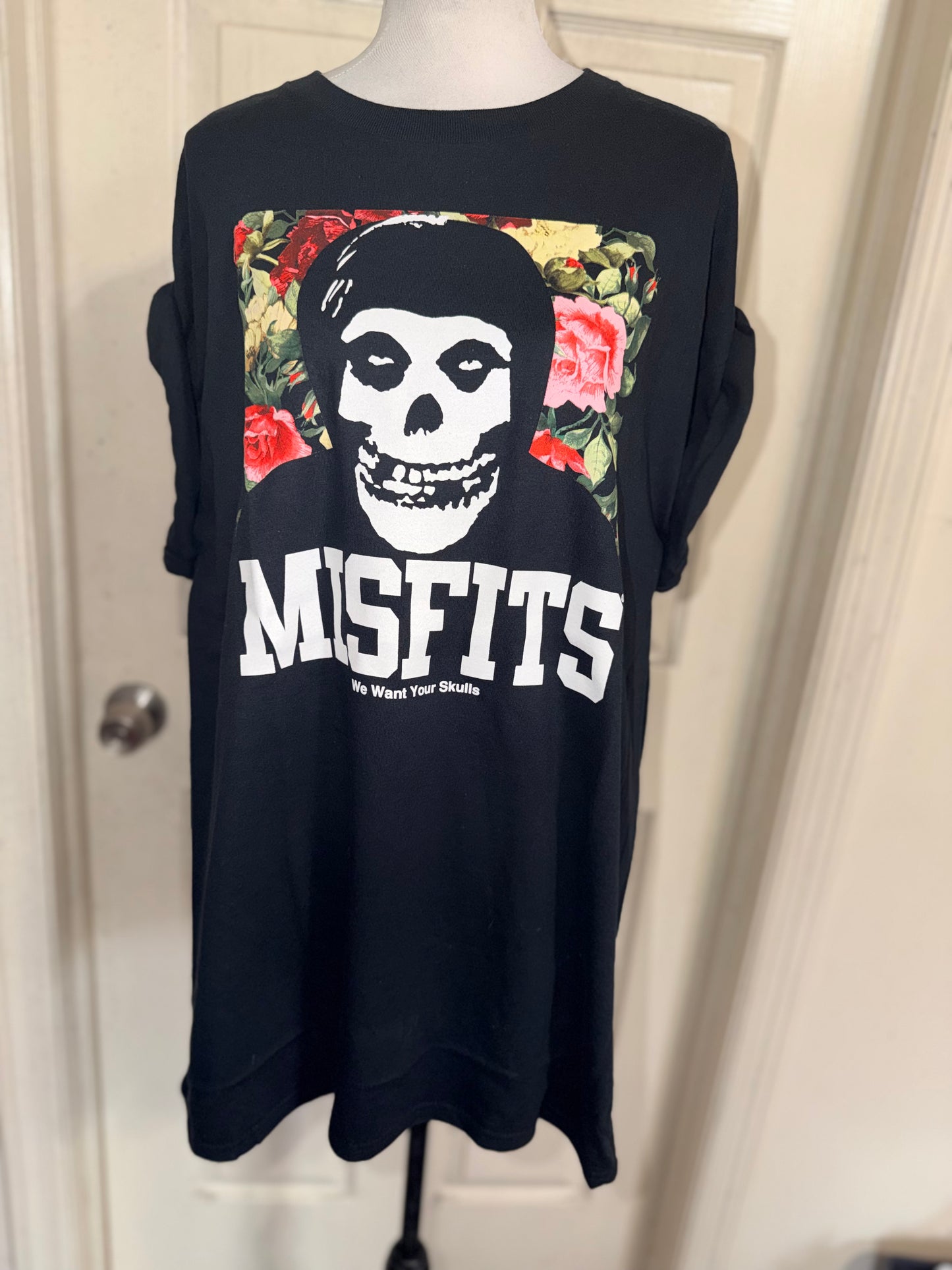 The Misfits Oversized Distressed Tee