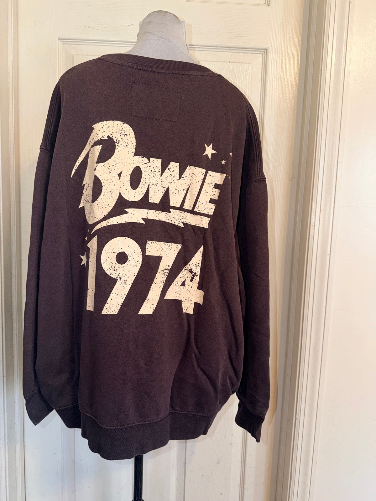 David Bowie Double Sided Oversized Sweatshirt