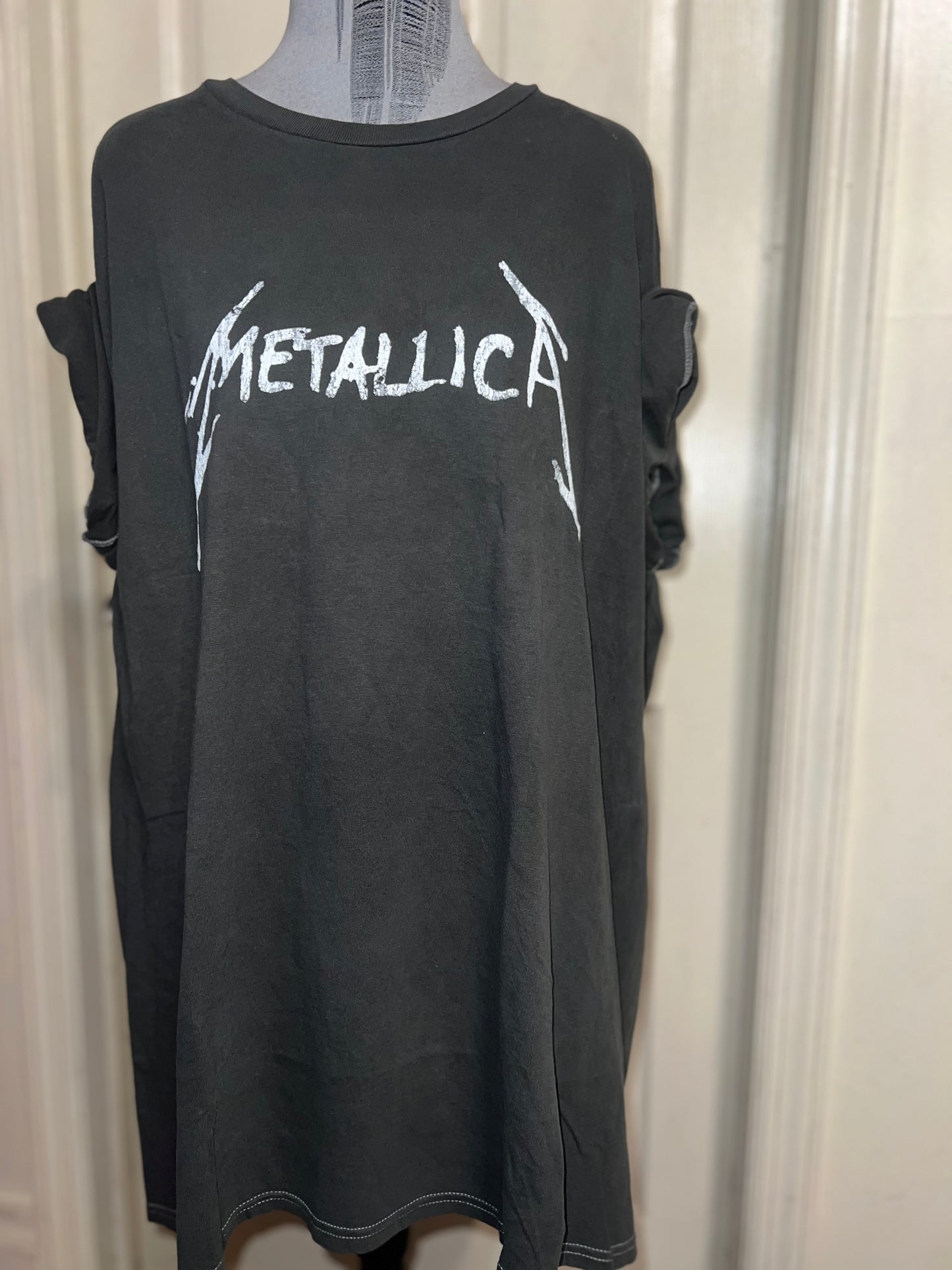 Metallica Double Sided Oversized Distressed Tee