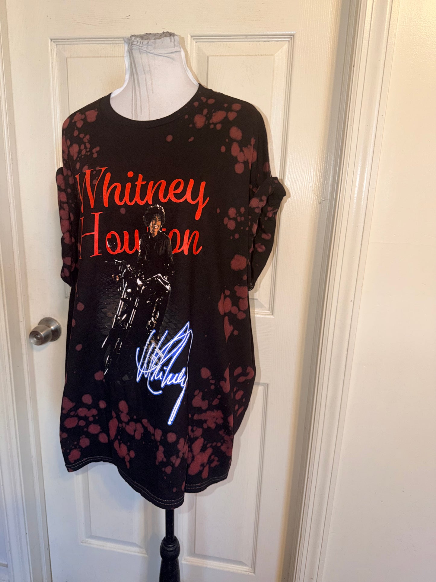 Whitney Houston Distressed Tee