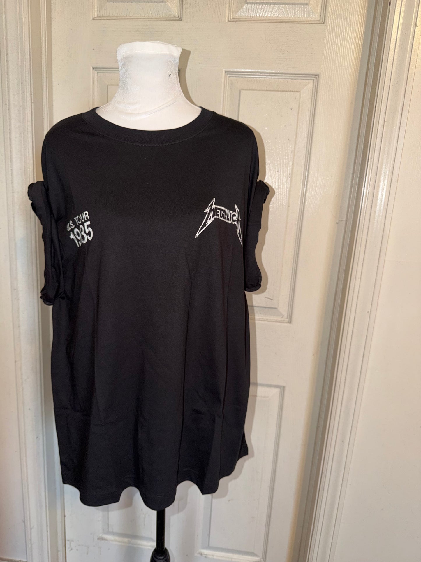 Metallica Double Sided Oversized Distressed Tee