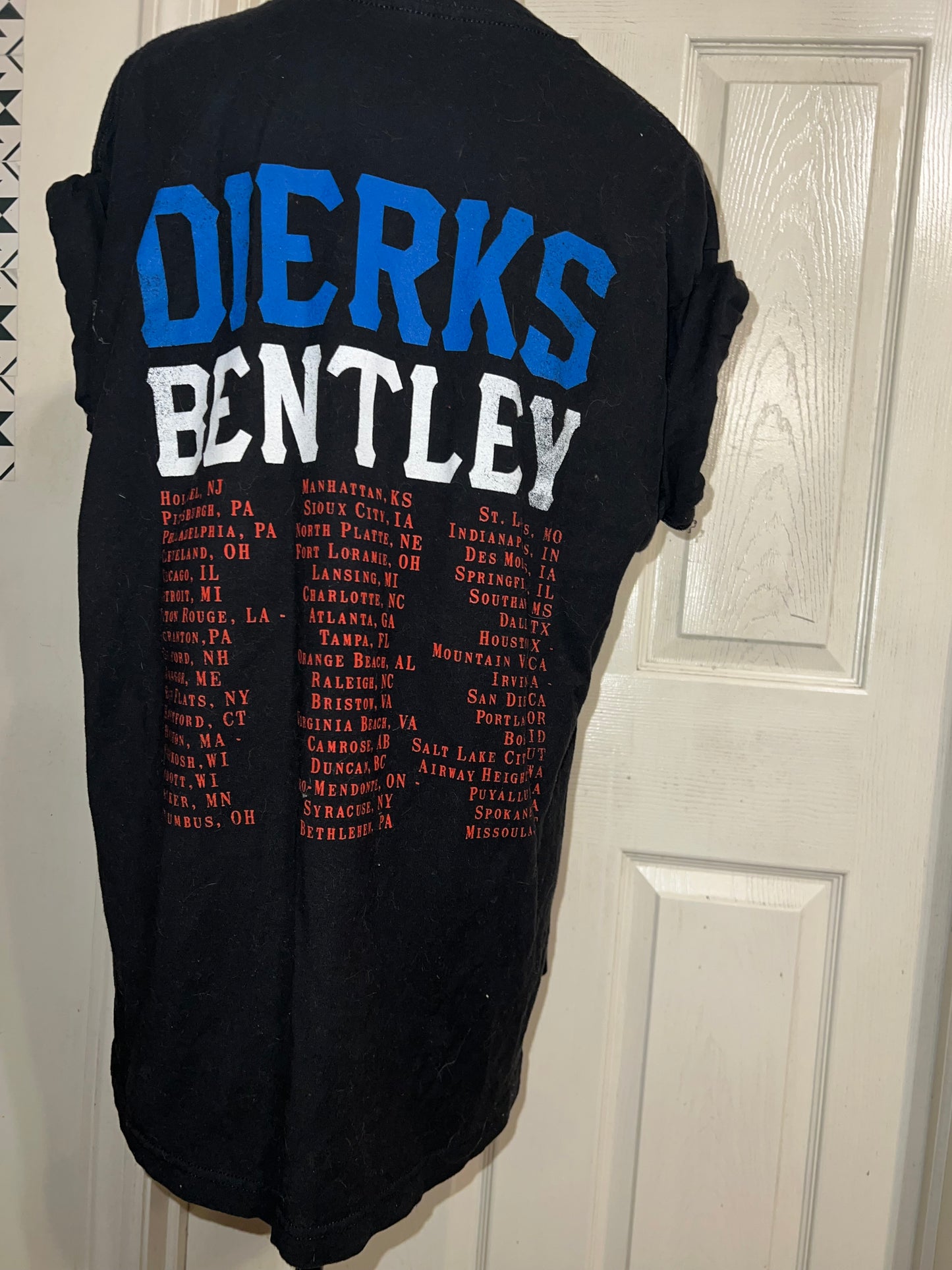 Dirks Bentley 2015 Double Sided Distressed Tee