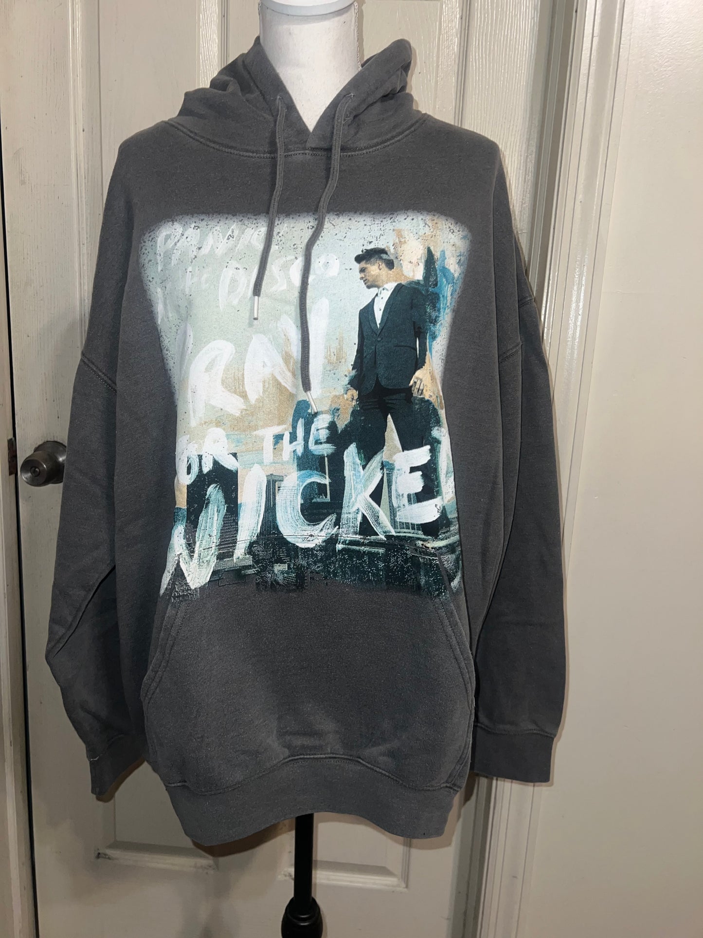 Panic! At The Disco Oversized Distressed Sweatshirt