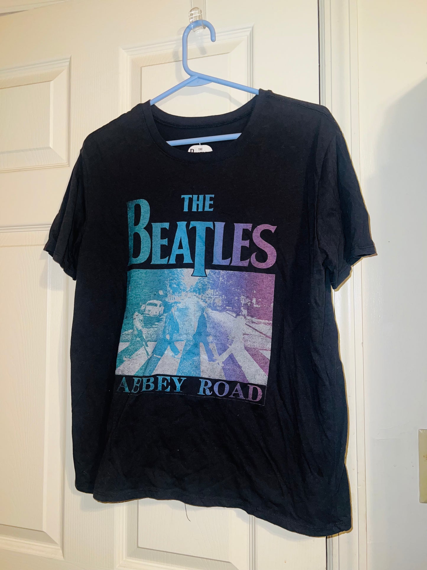 Bleached Beatles Abbey Road OS Distressed Tee