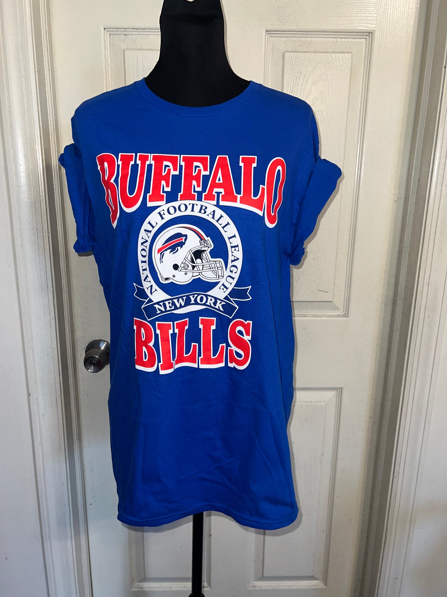 Buffalo Bills Oversized Distressed Tee
