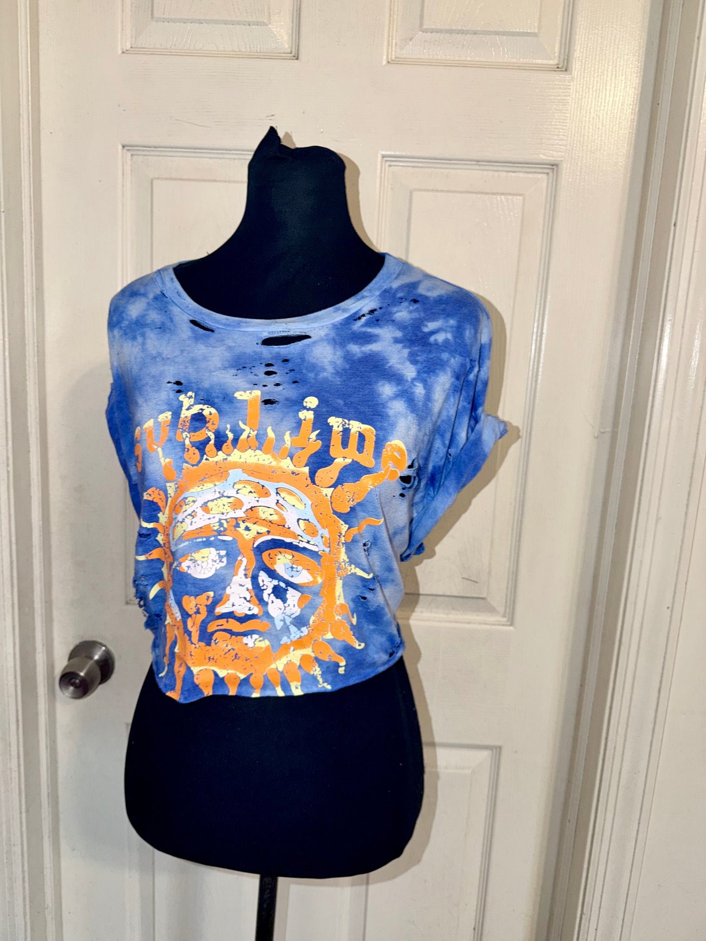 Sublime Distressed Open Tied Back Tee (as is)