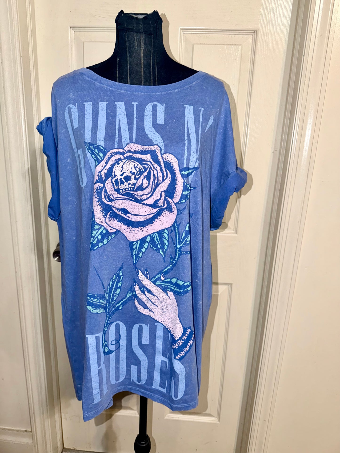 Guns N’ Roses Double Sided Oversized Distressed Tee