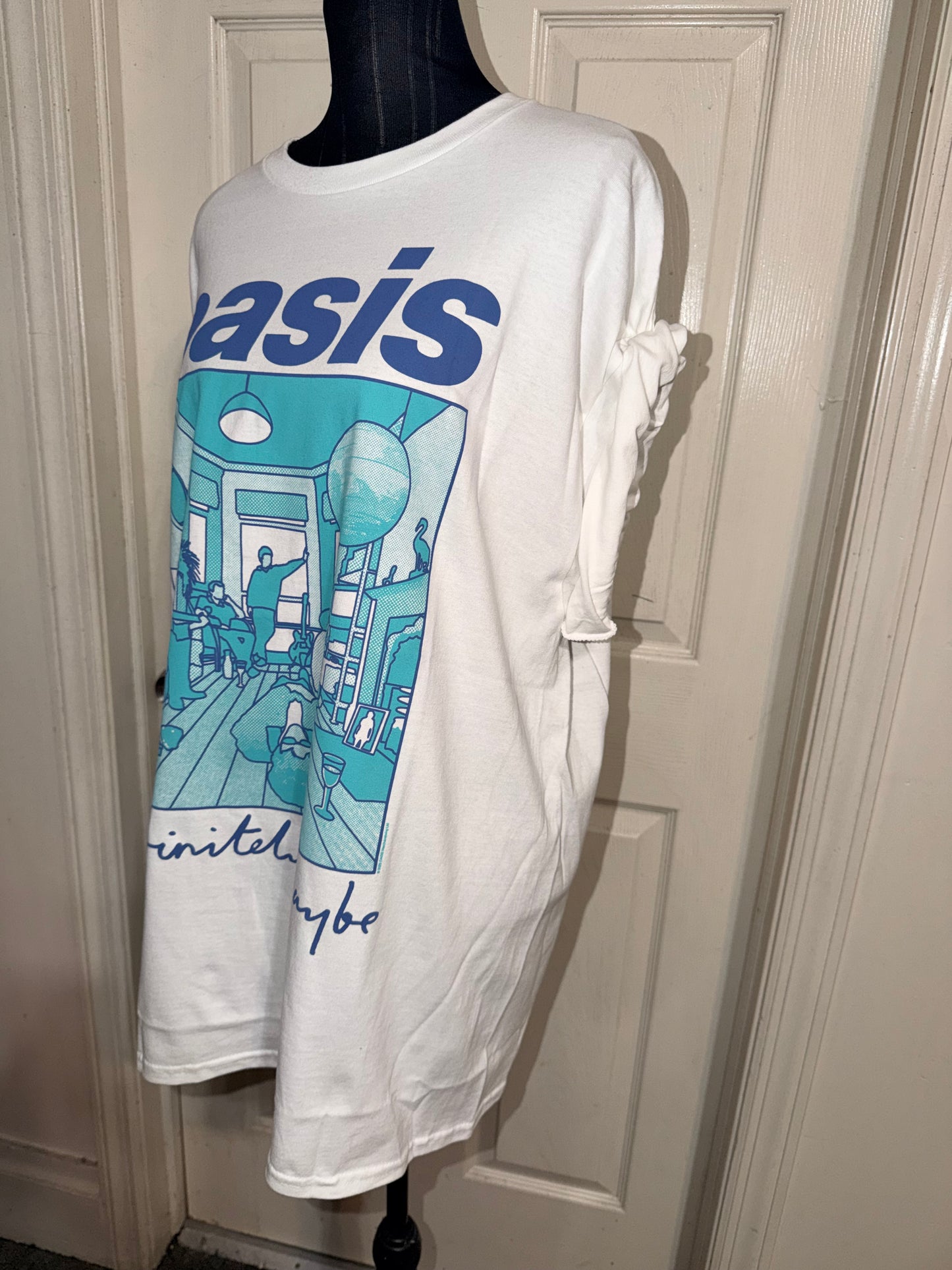 Oasis Oversized Distressed Tee