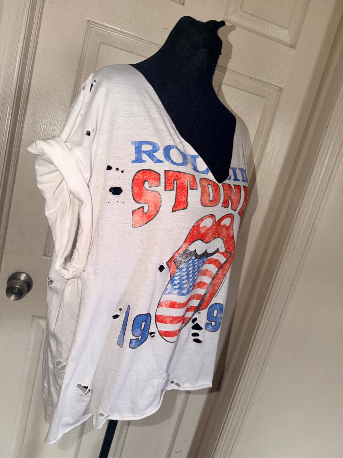The Rolling Stones Open Back Bow Tee (as is)