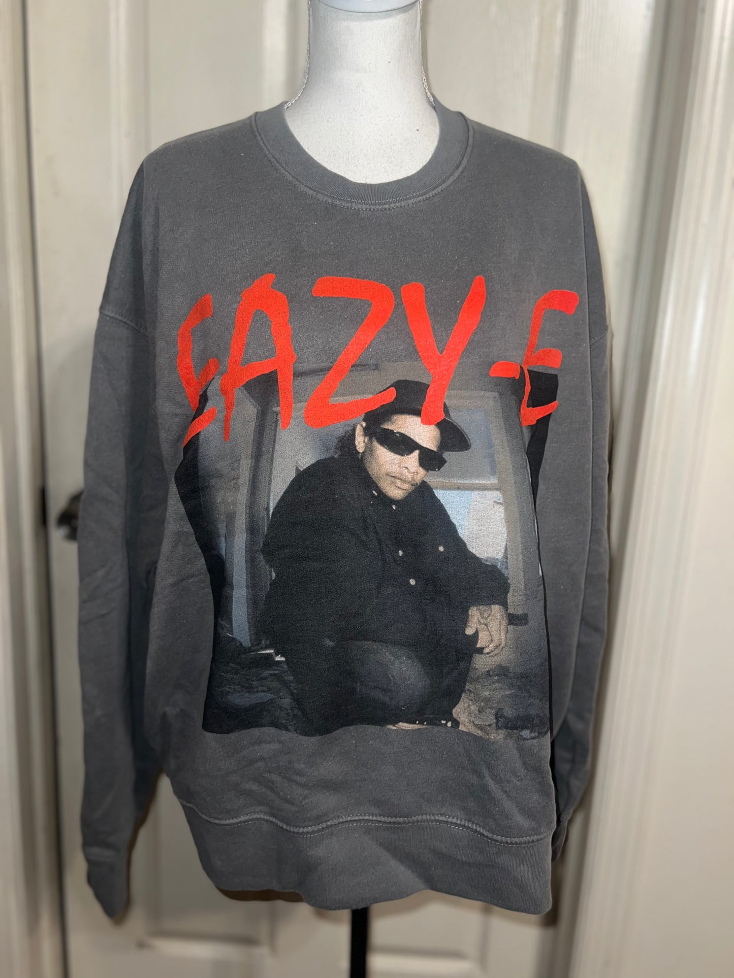 Eazy-E Oversized Distressed Sweatshirt