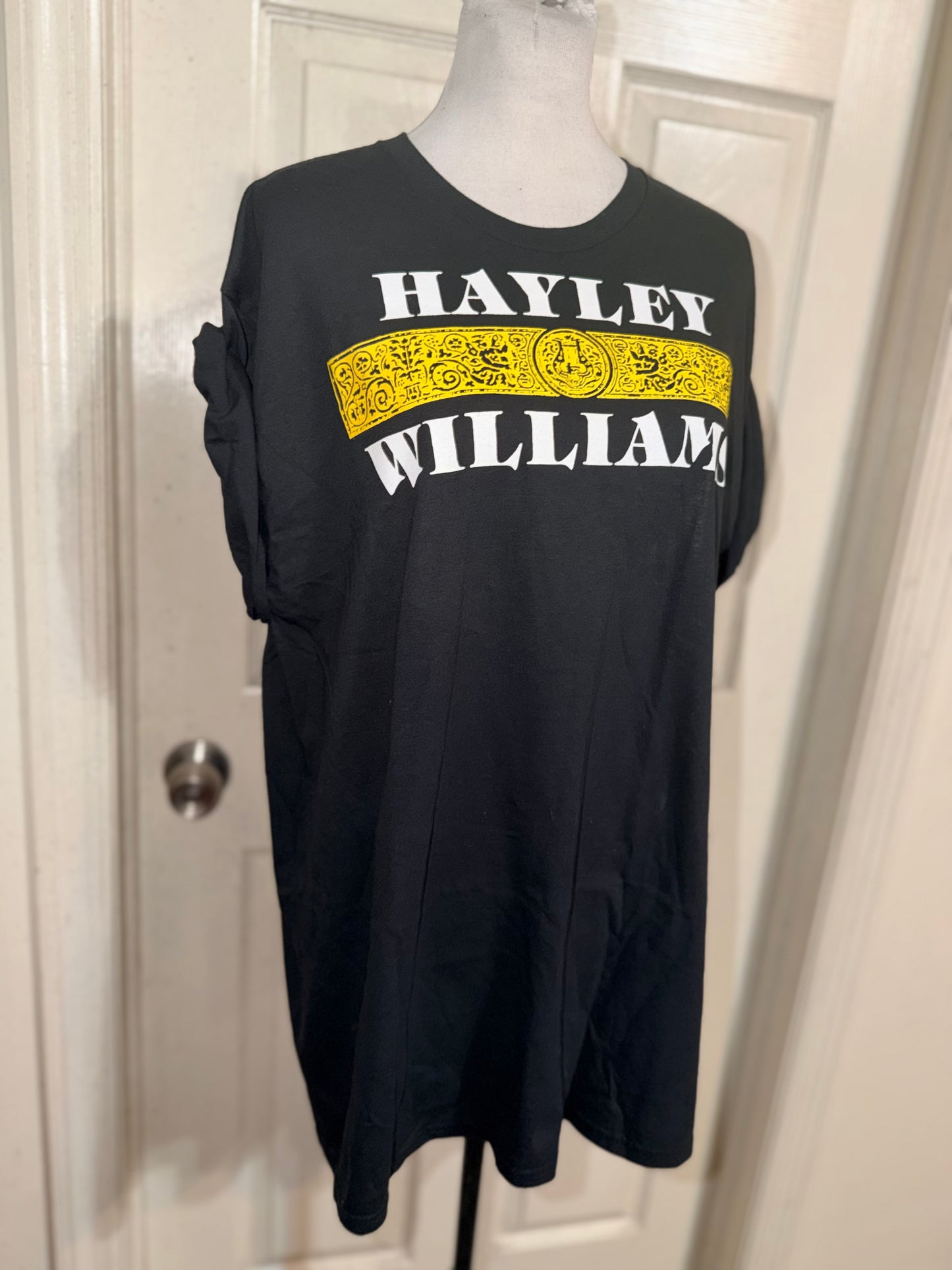 Hayley Williams Double Sided Oversized Distressed Tee