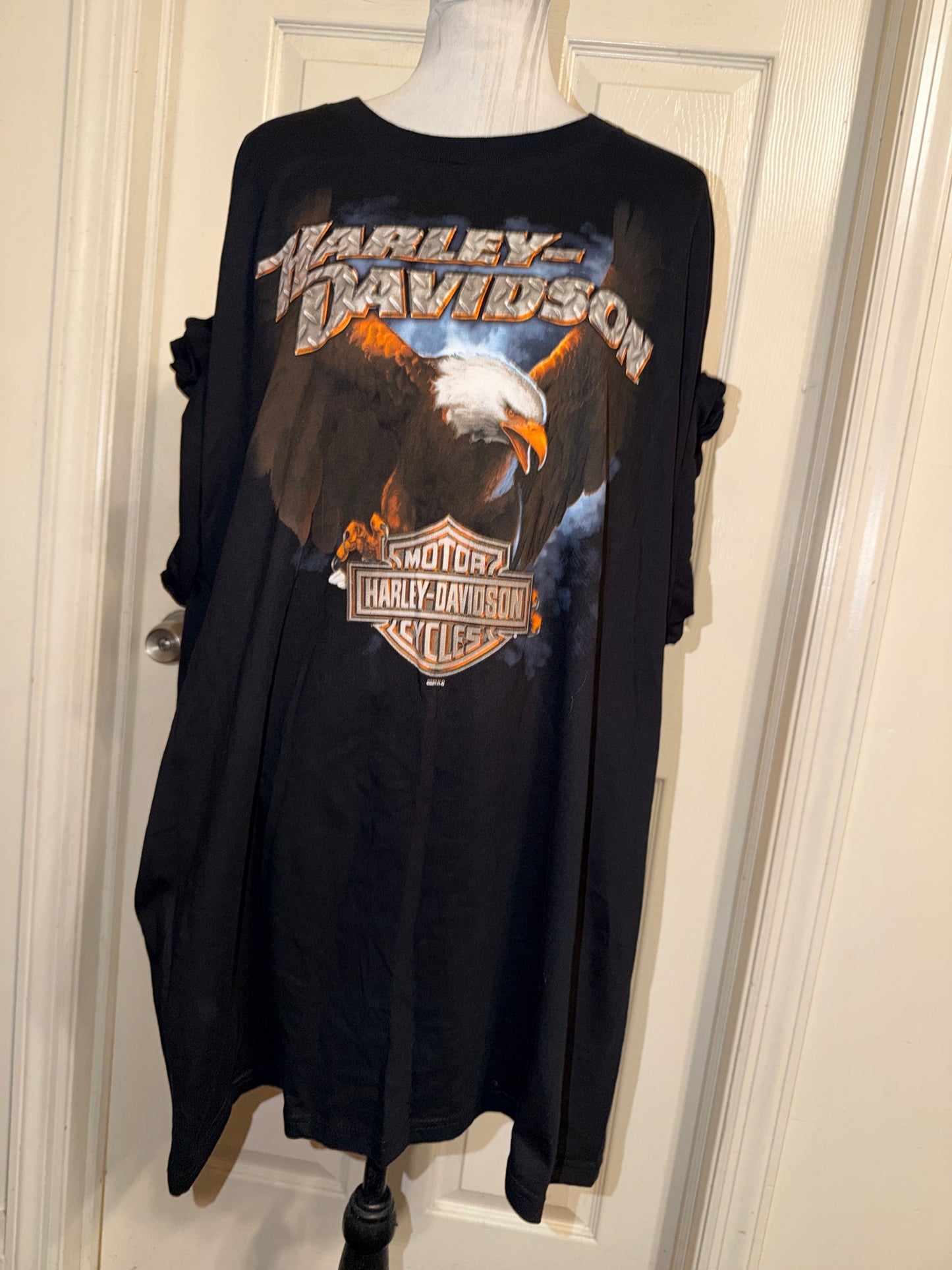 Harley Davidson Vintage Double Sided Oversized Tee