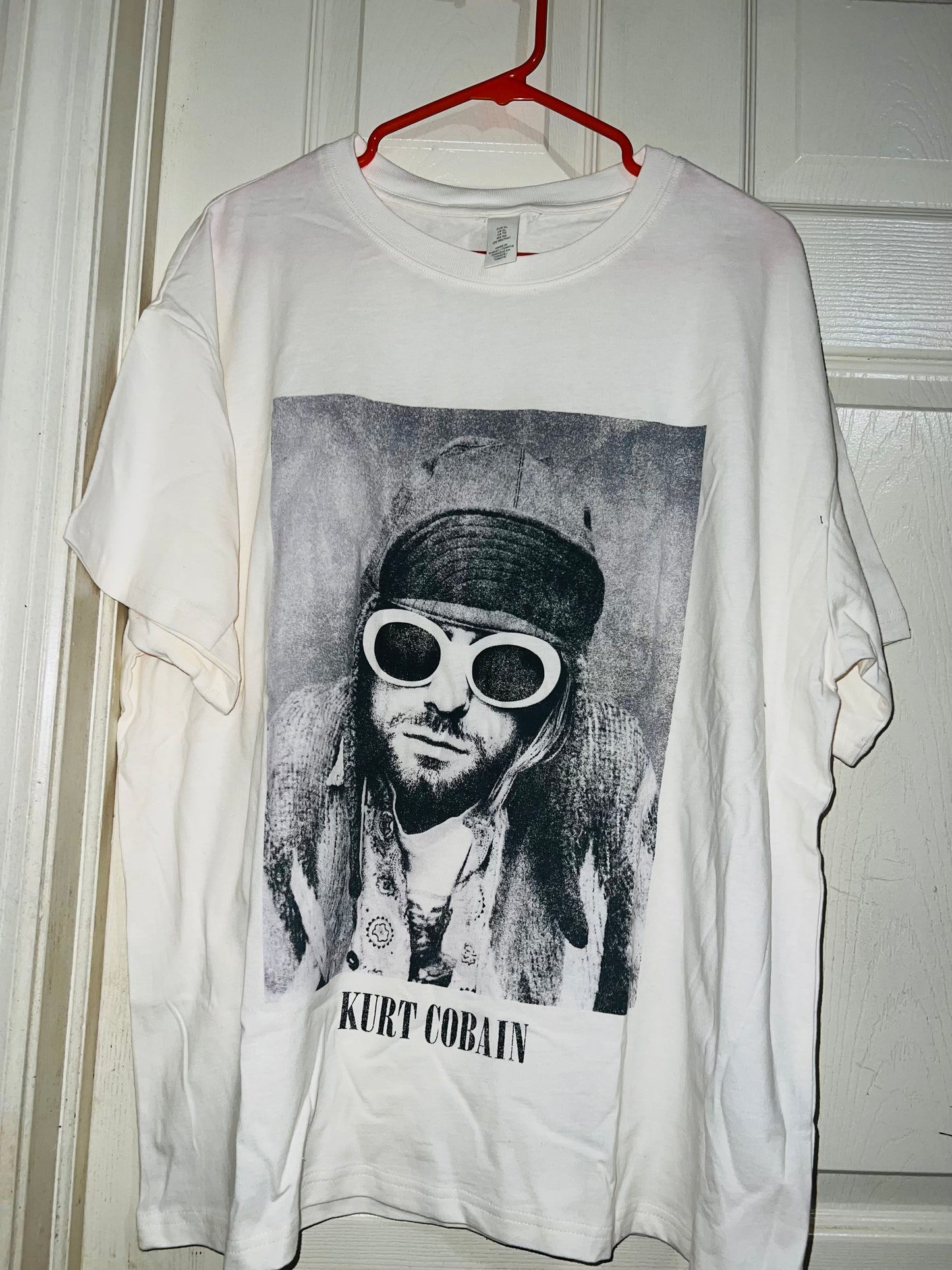 Kurt Cobain Oversized Distressed Tee