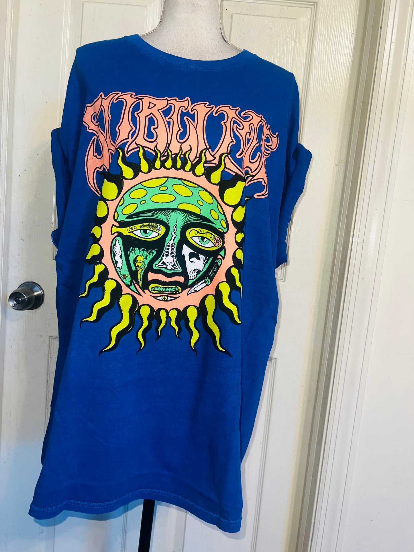 Sublime Double Sided Oversized Distressed Tee