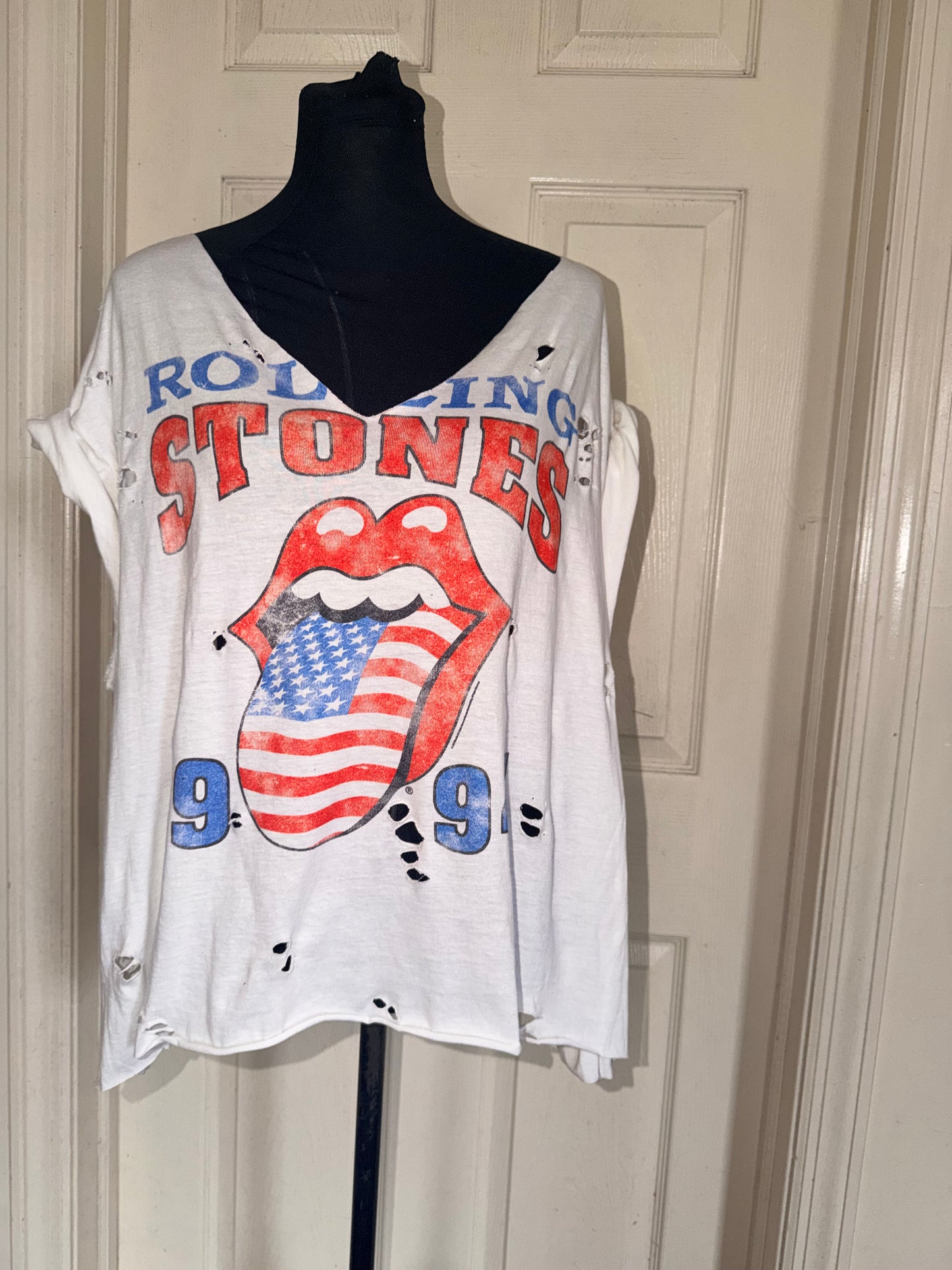 The Rolling Stones Open Back Bow Tee (as is)