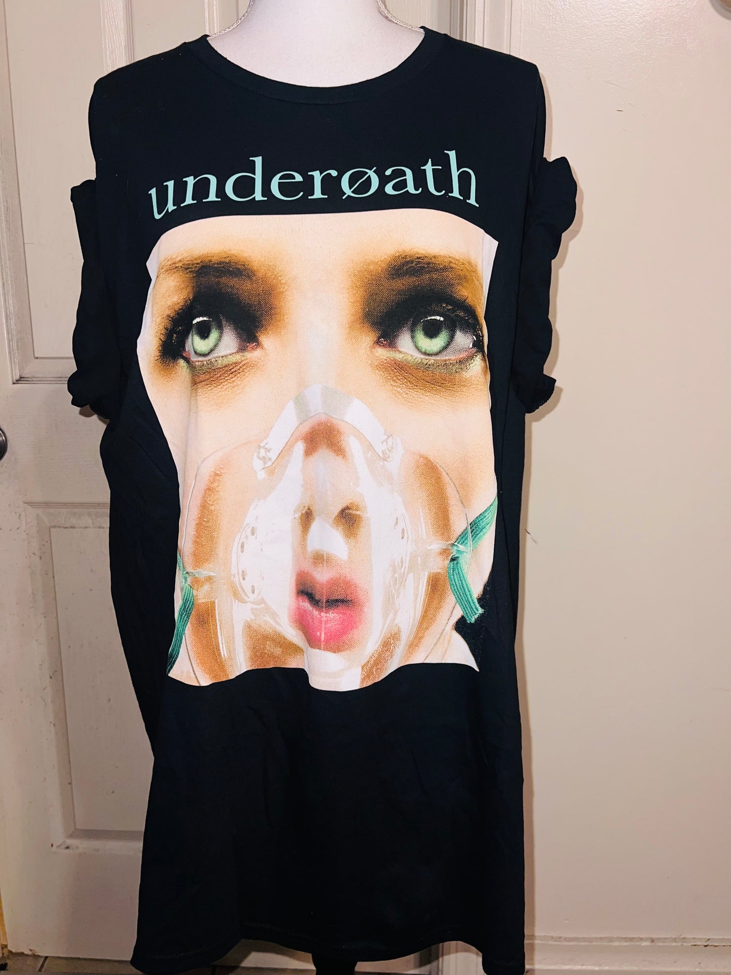 Underoath Oversized Distressed Tee