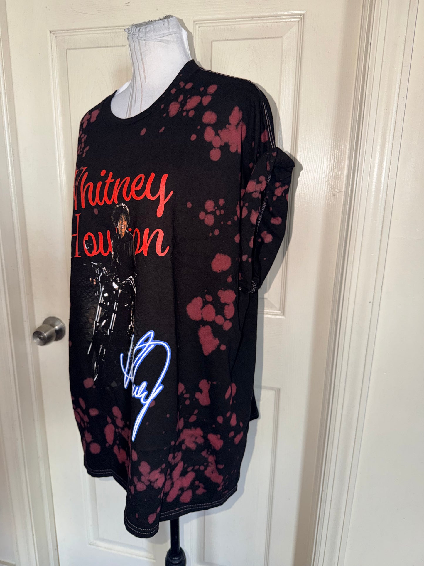 Whitney Houston Distressed Tee