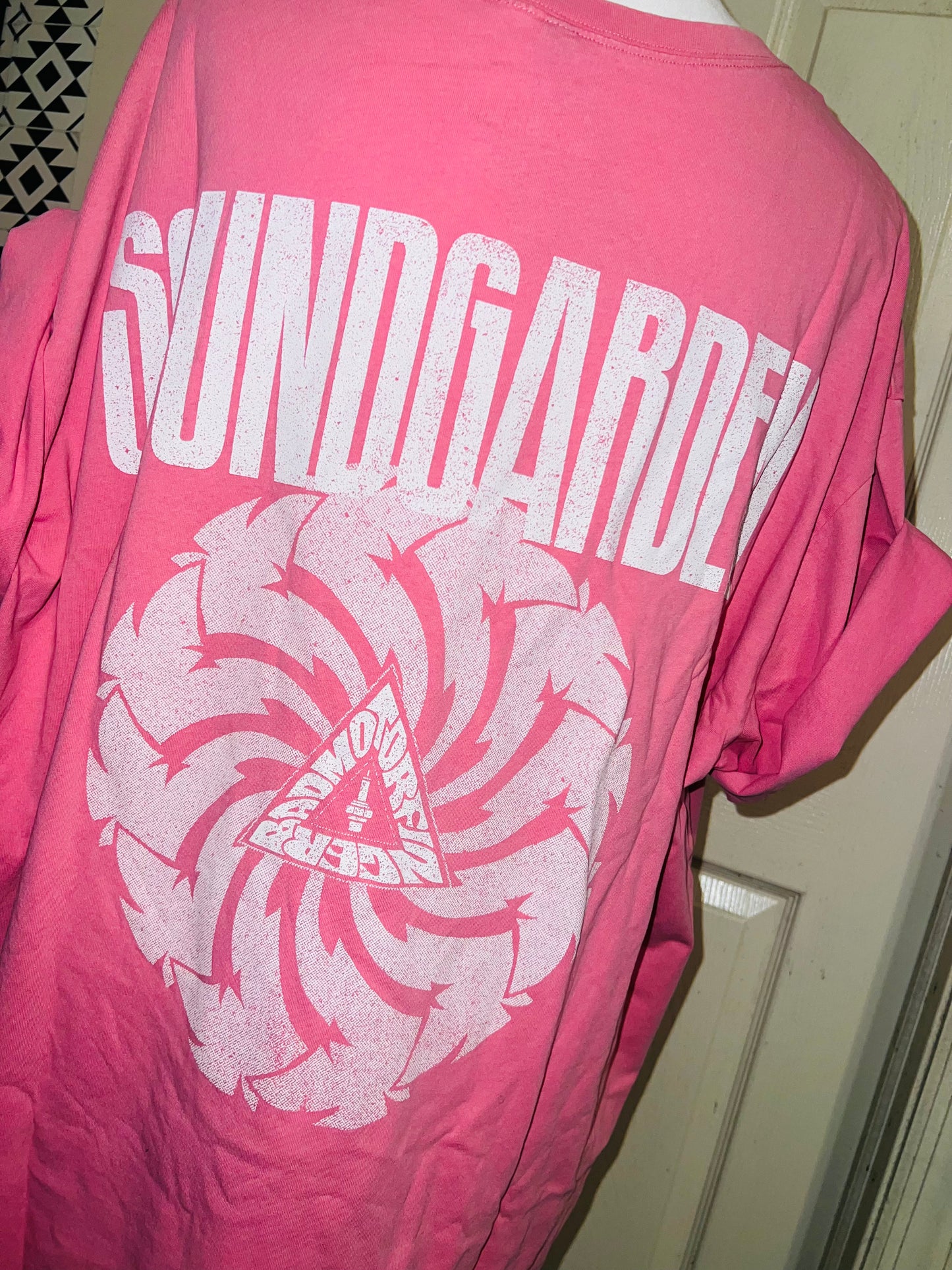 Soundgarden Double Sided Oversized Distressed Tee