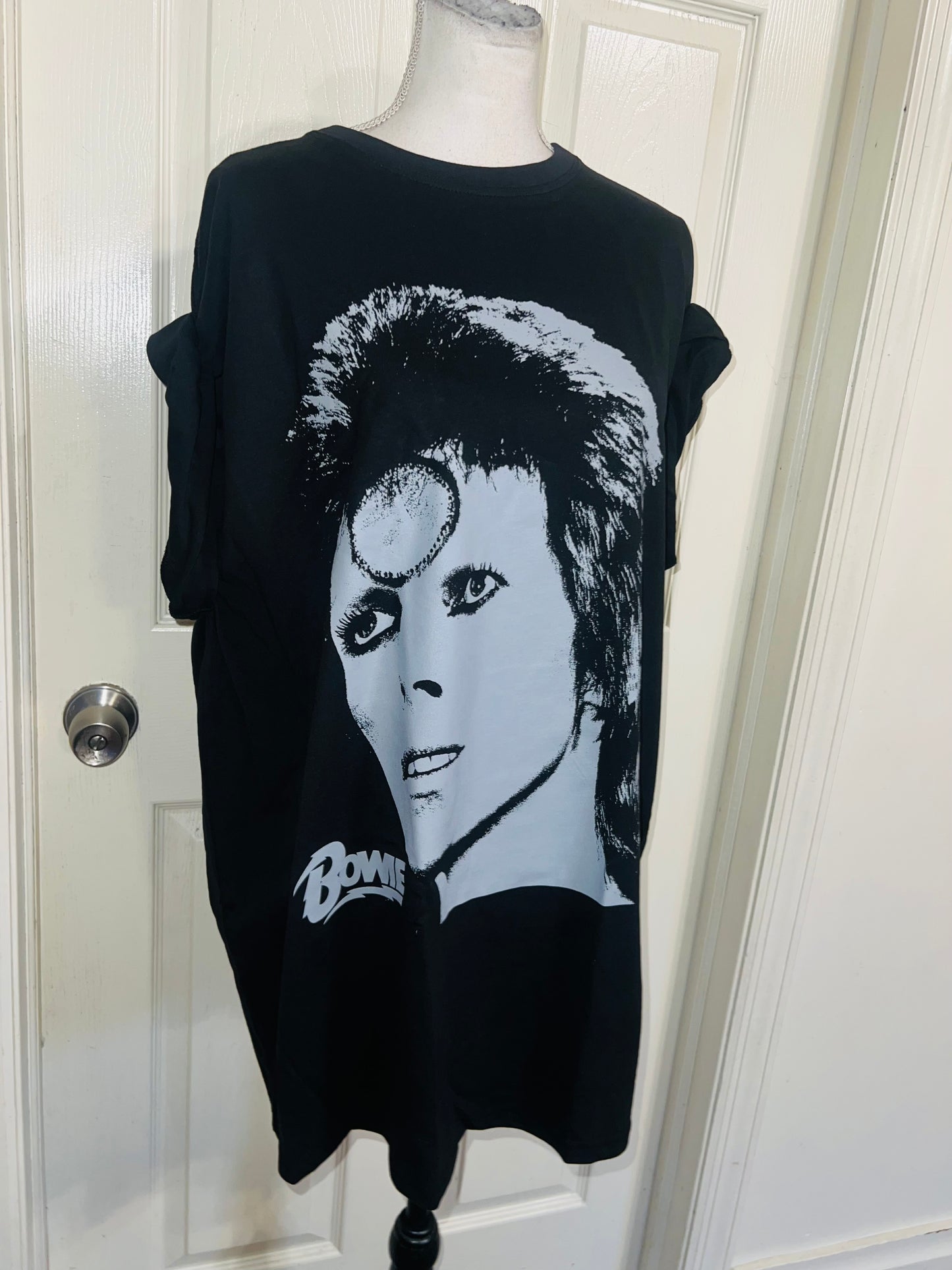 David Bowie Oversized Distressed Tee