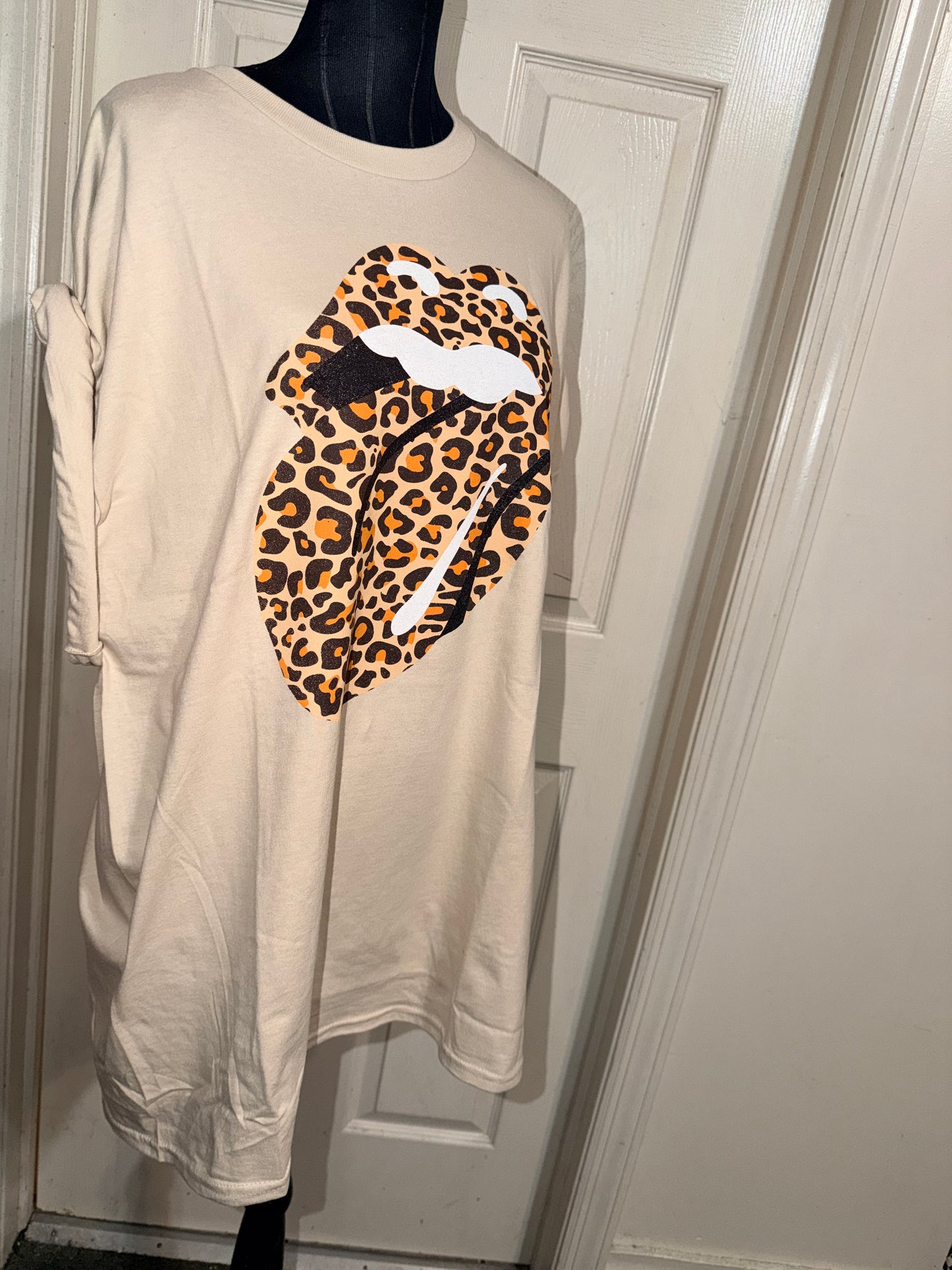 The Rolling Stones Oversized Distressed Tee