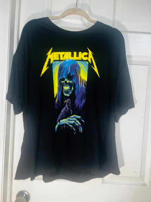 Metallica Oversized Distressed Tee