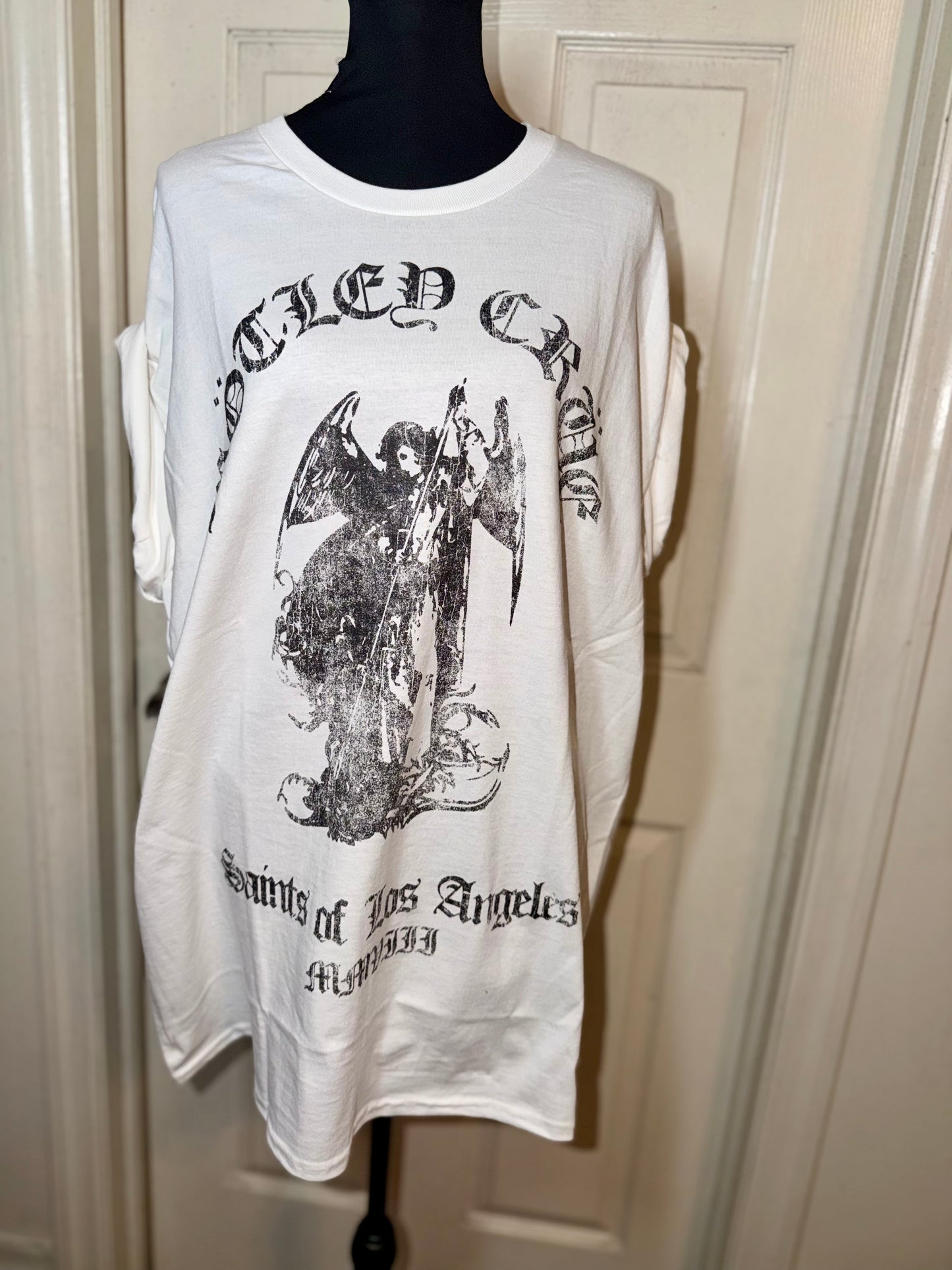 Motley Crue Oversized Distressed Tee