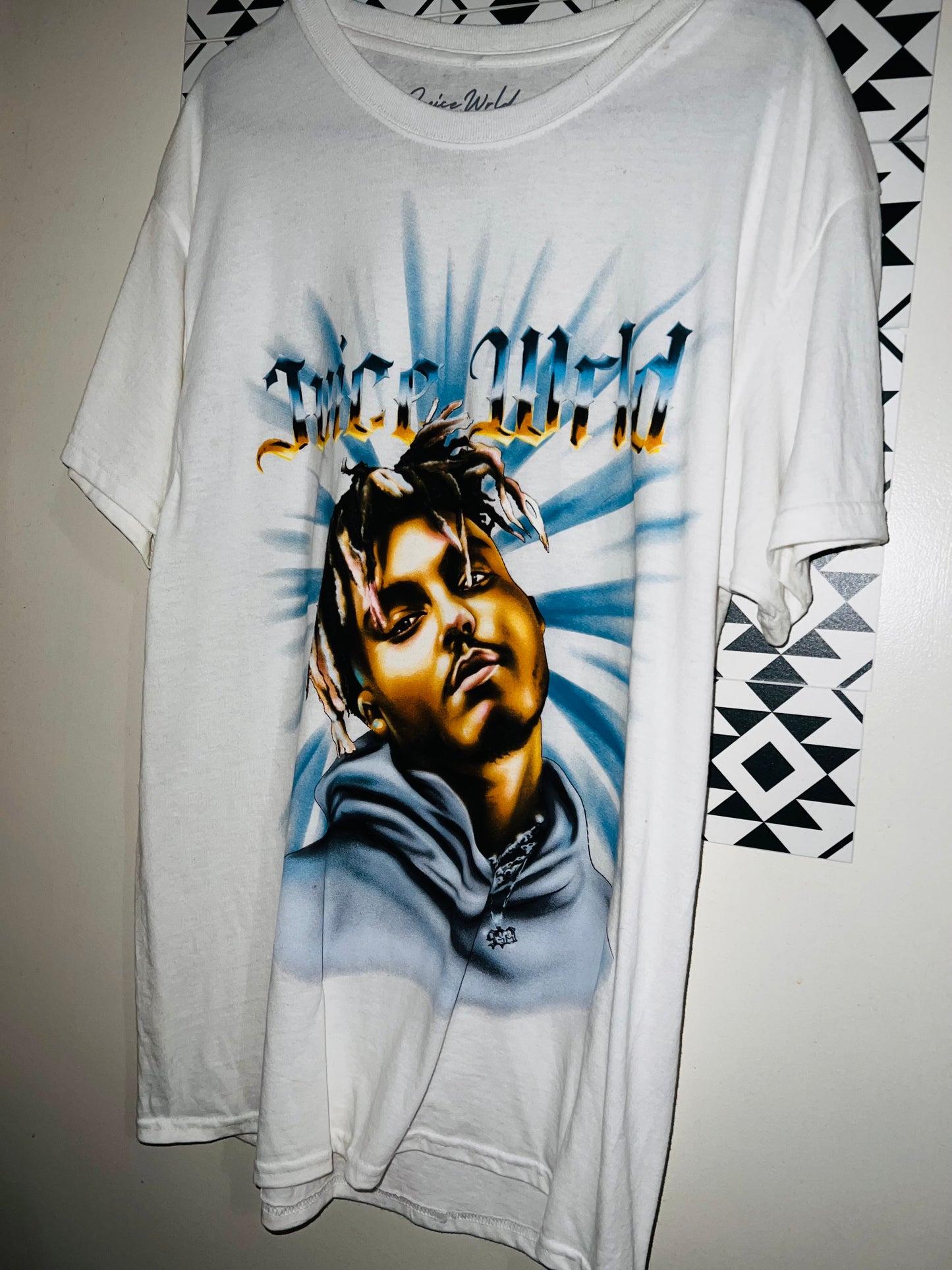 Juice Wrld Oversized Distressed Tee