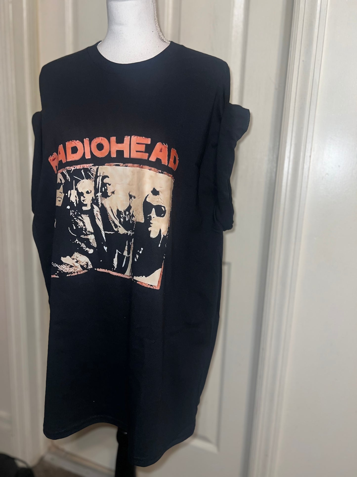 Radiohead Oversized Distressed Tee