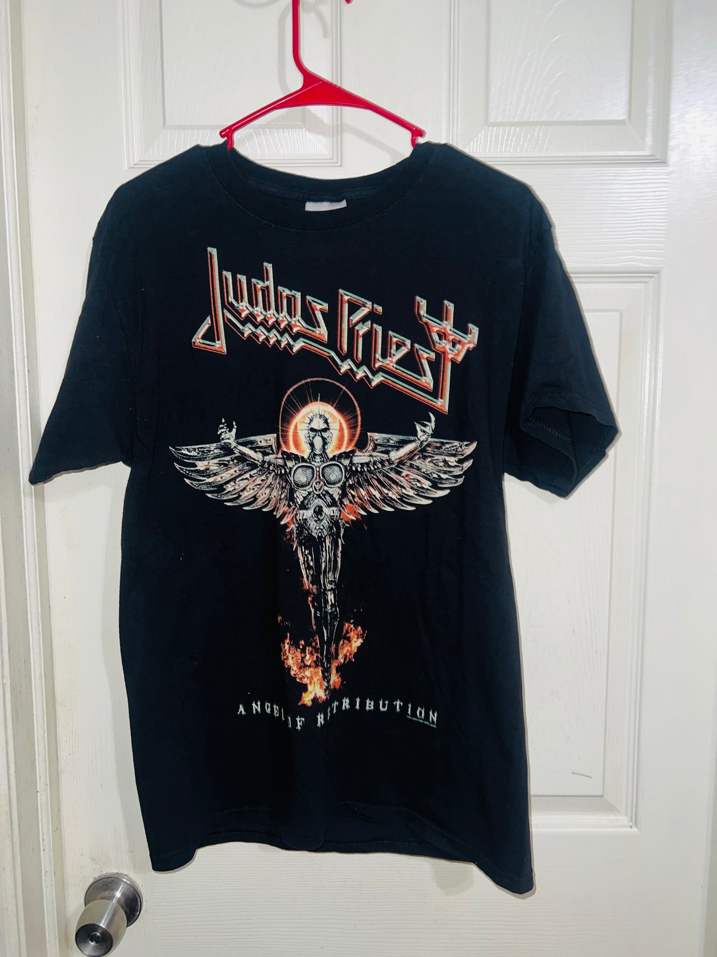 Judas Priest Vintage Oversized Distressed Tee