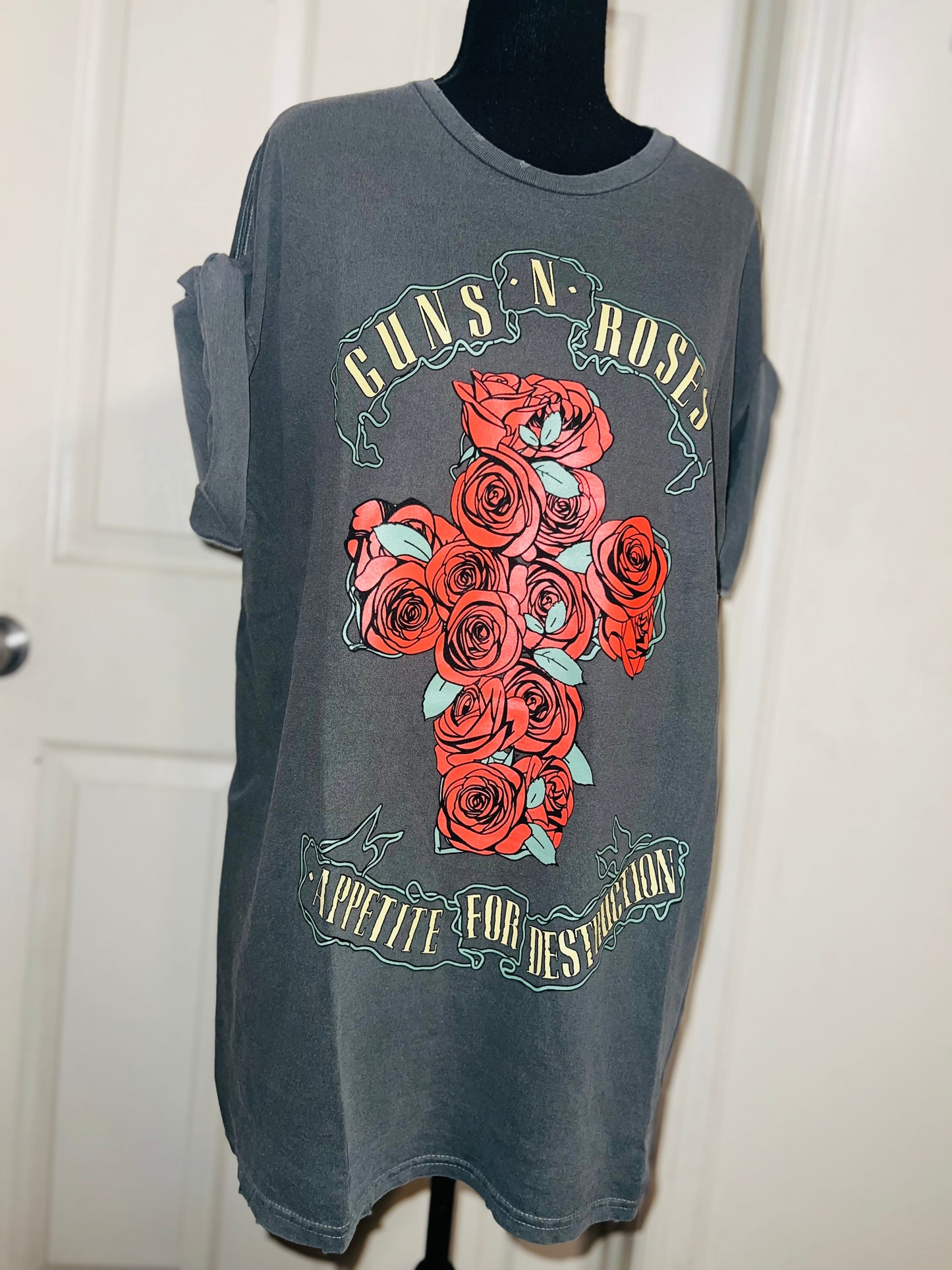 Guns n Roses Oversized Distressed Tee