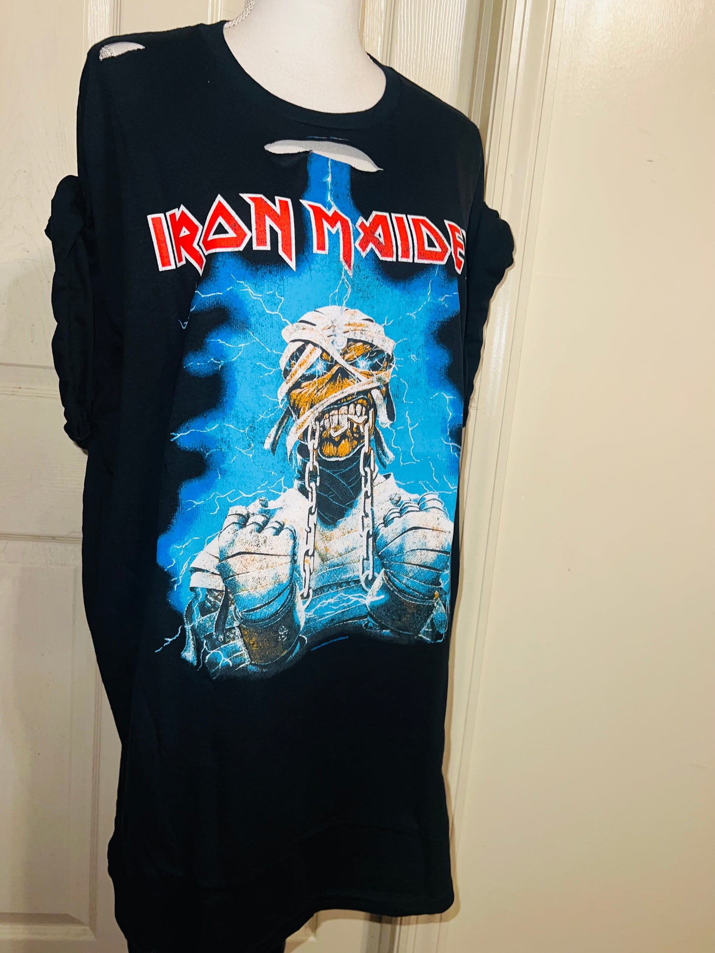 Iron Maiden Oversized Distressed Tee