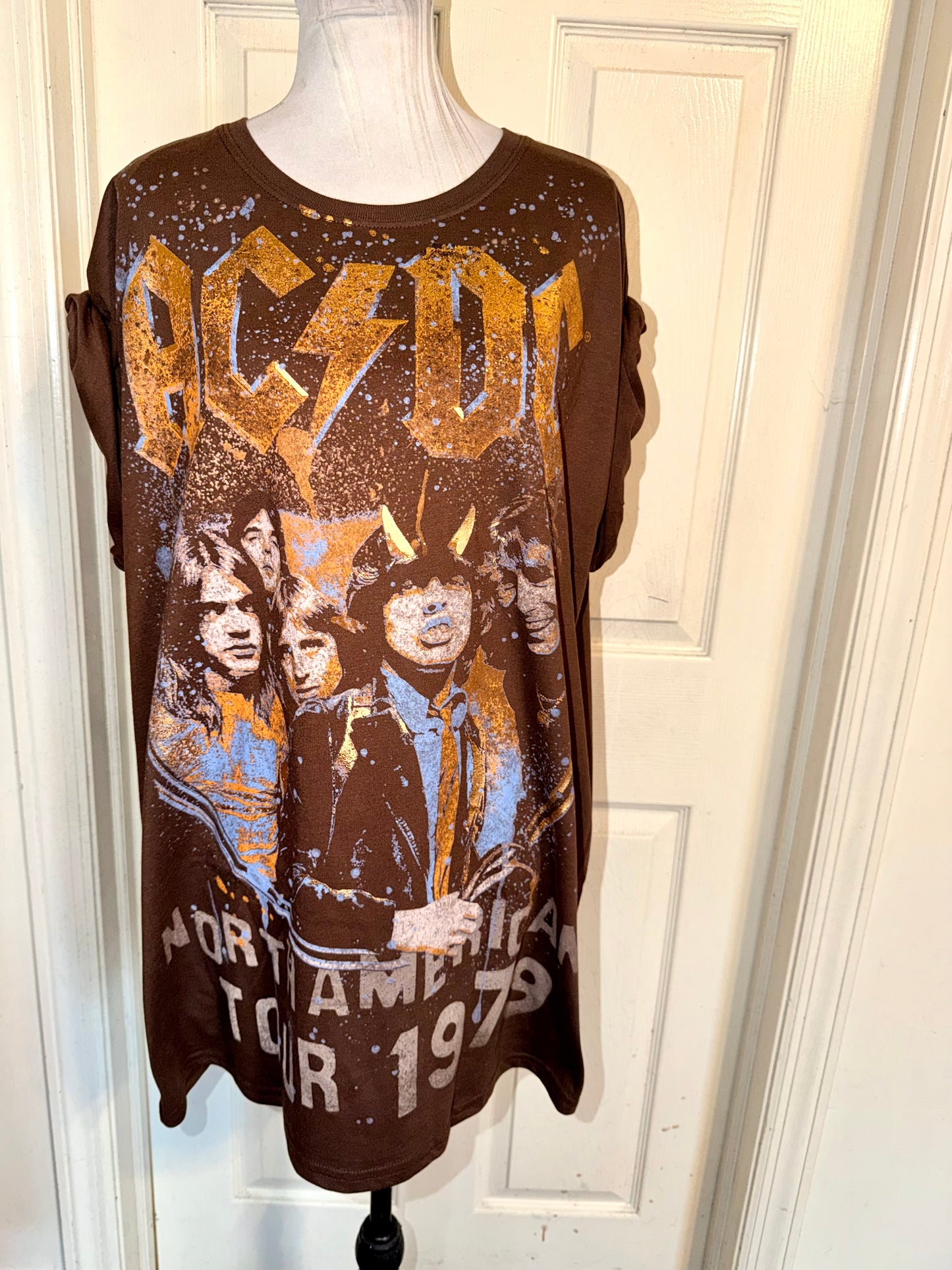 AC/DC Double Sides Oversized Tee