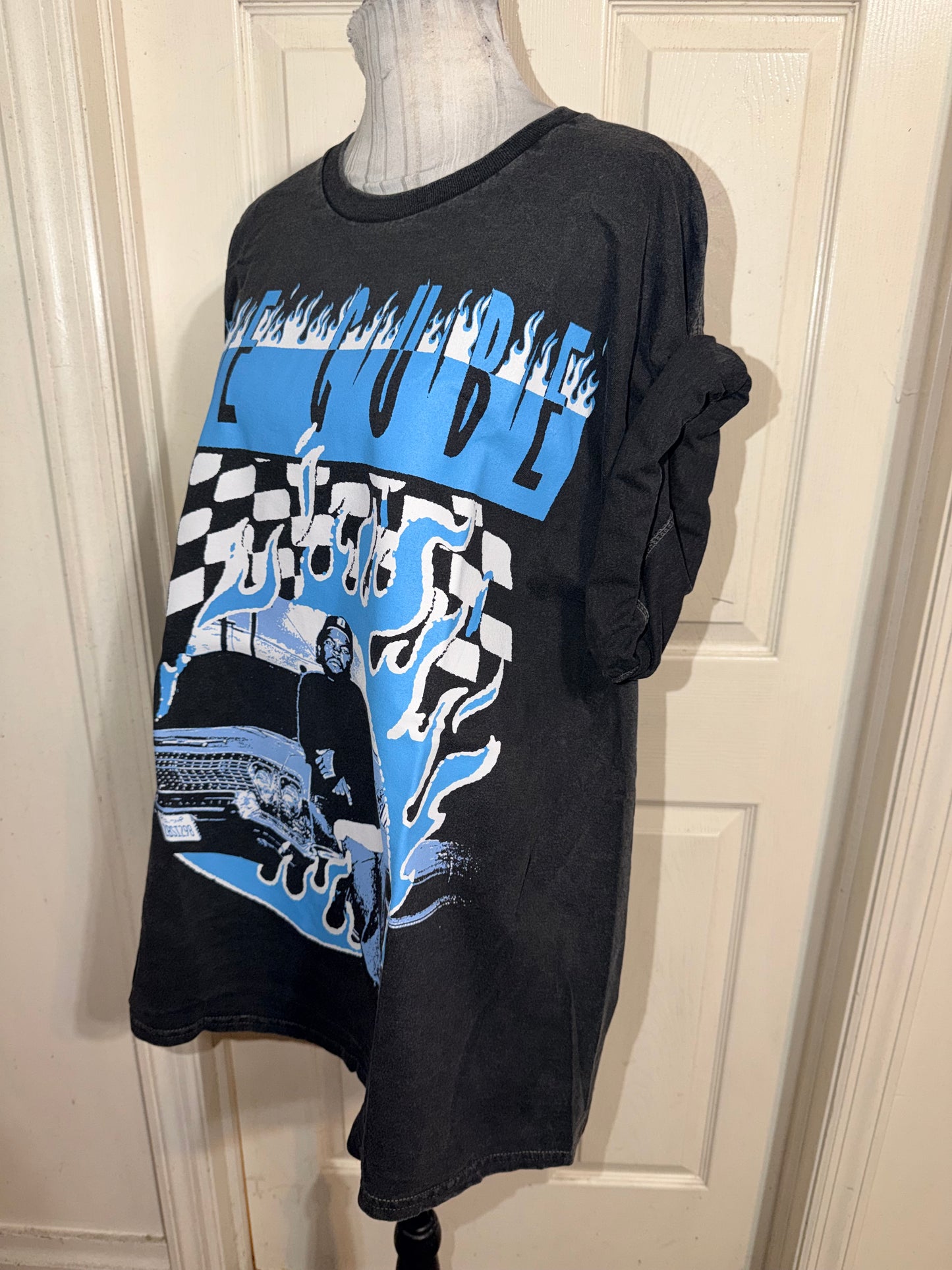 Ice Cube Double Sided Oversized Distressed Tee