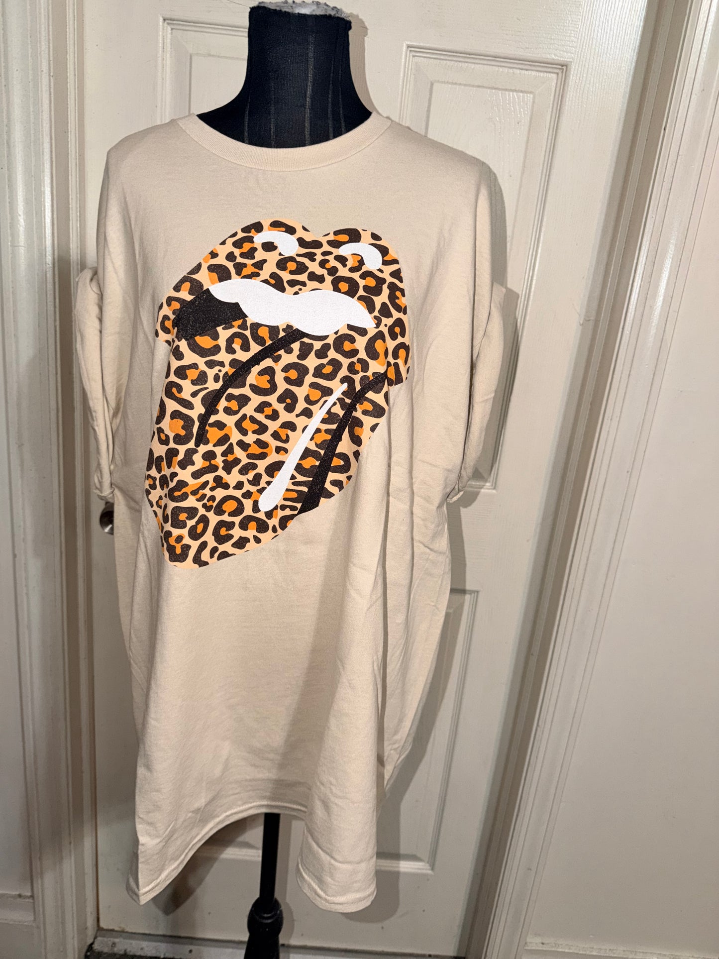 The Rolling Stones Oversized Distressed Tee