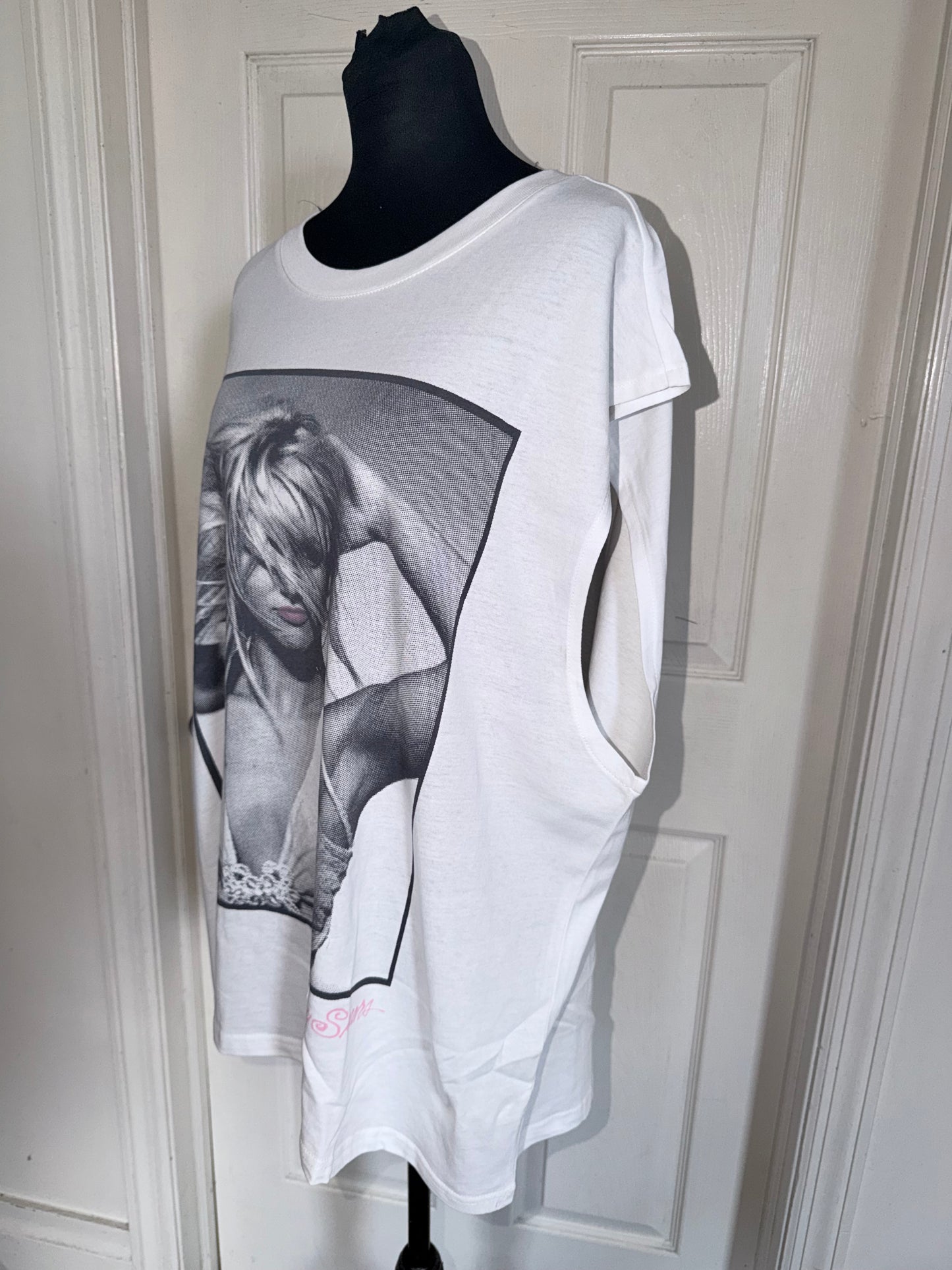 Britney Spears Oversized Distressed Tank