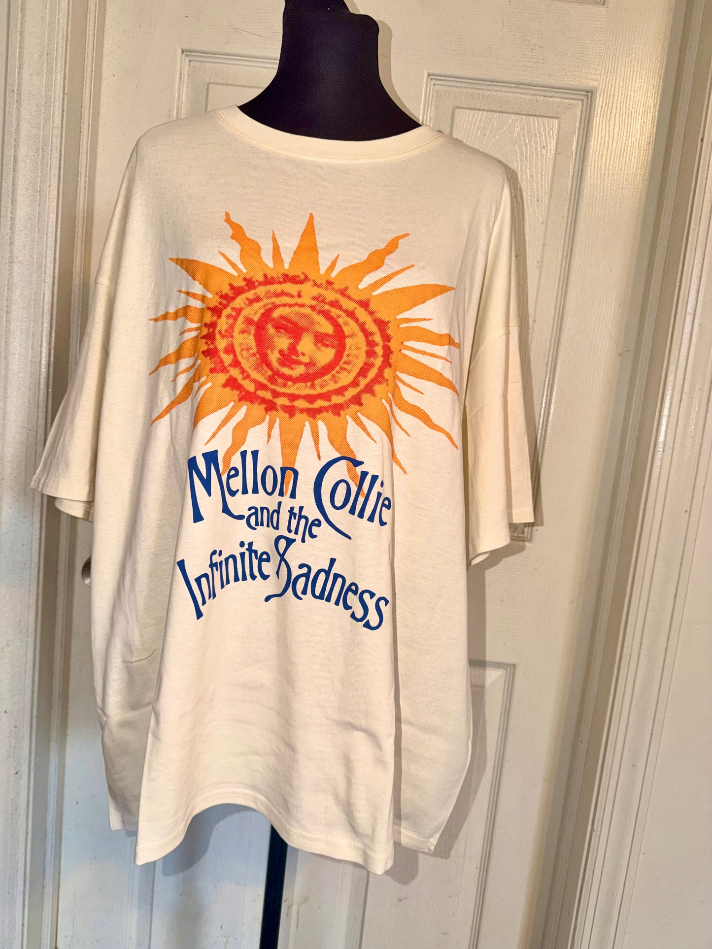 The Smashing Pumpkins Oversized Distressed Tee