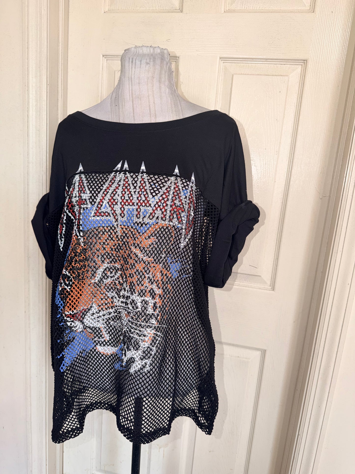 Def Leppard Oversized Jersey Tee