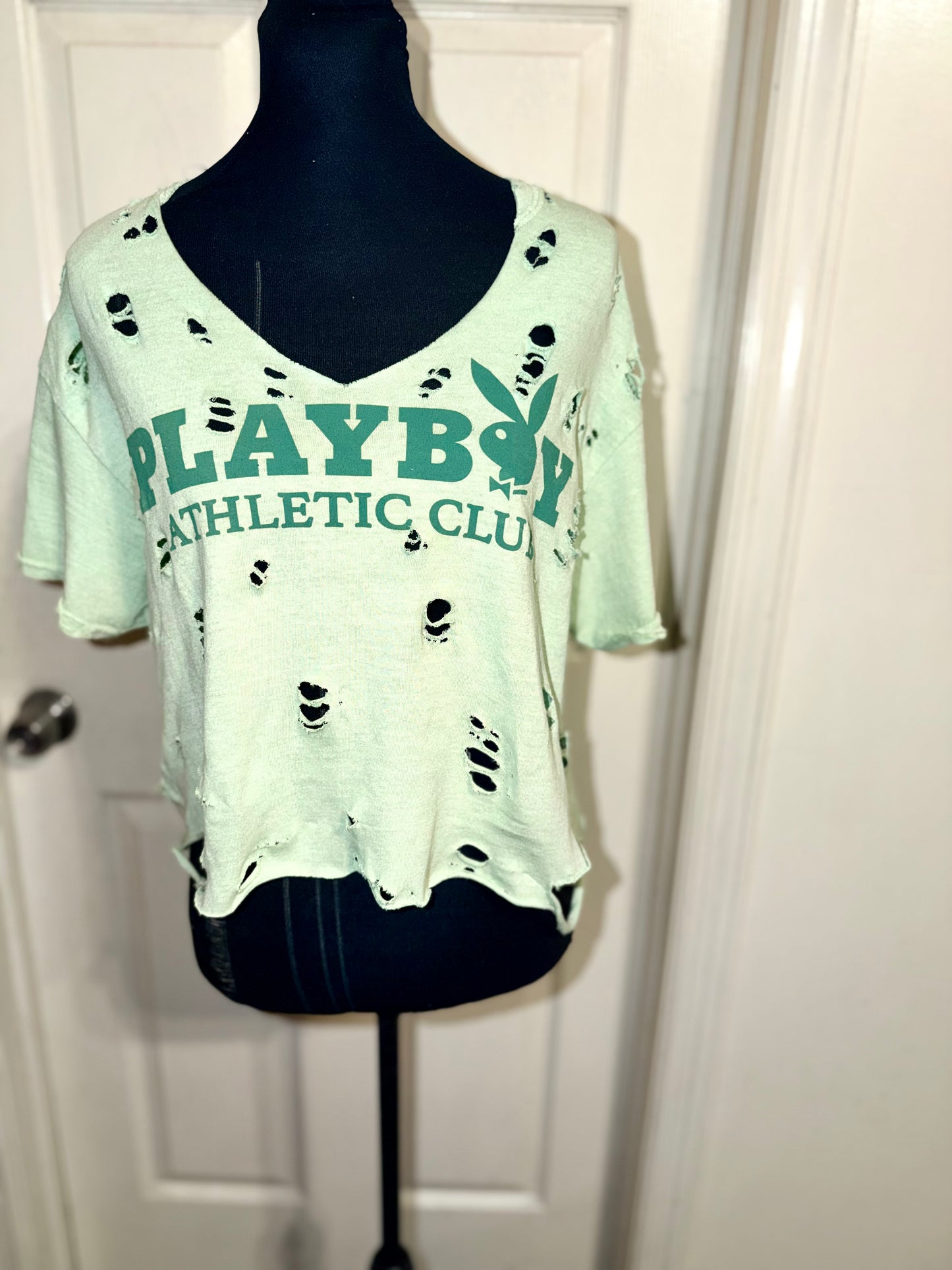 Playboy Oversized Cropped Tee