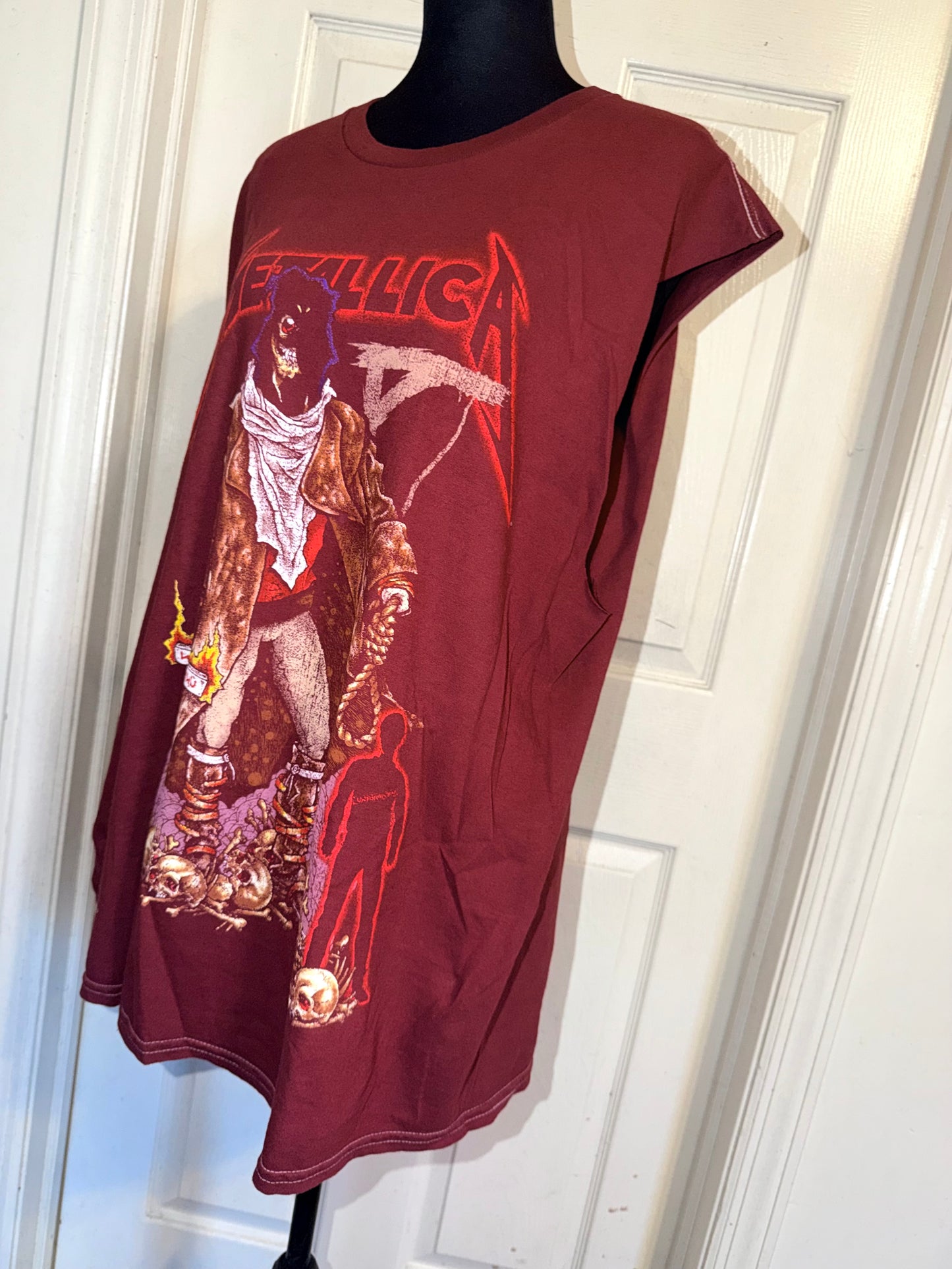 Metallica Oversized Double Sided Tann