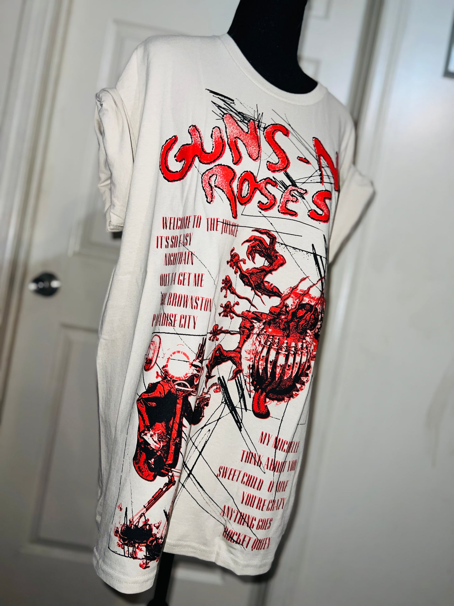 Guns n’ Roses Oversized Distressed Tee