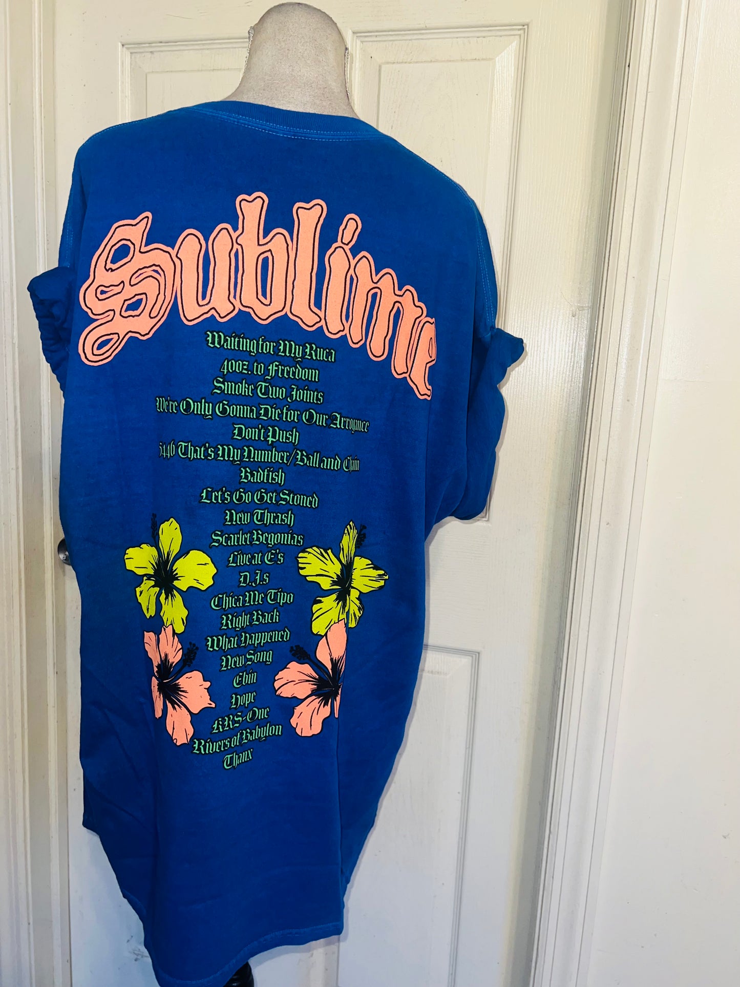 Sublime Double Sided Oversized Distressed Tee