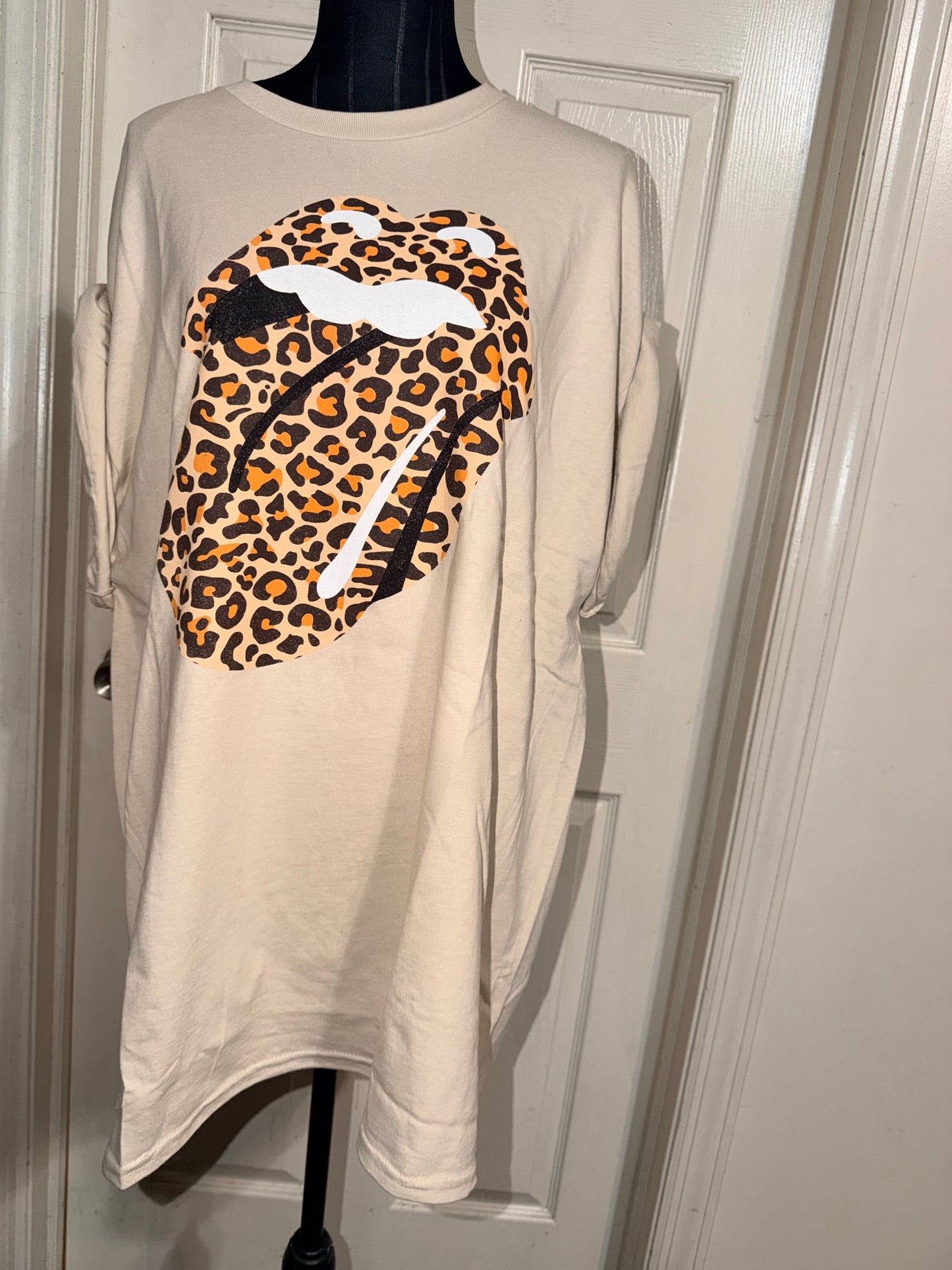 The Rolling Stones Oversized Distressed Tee