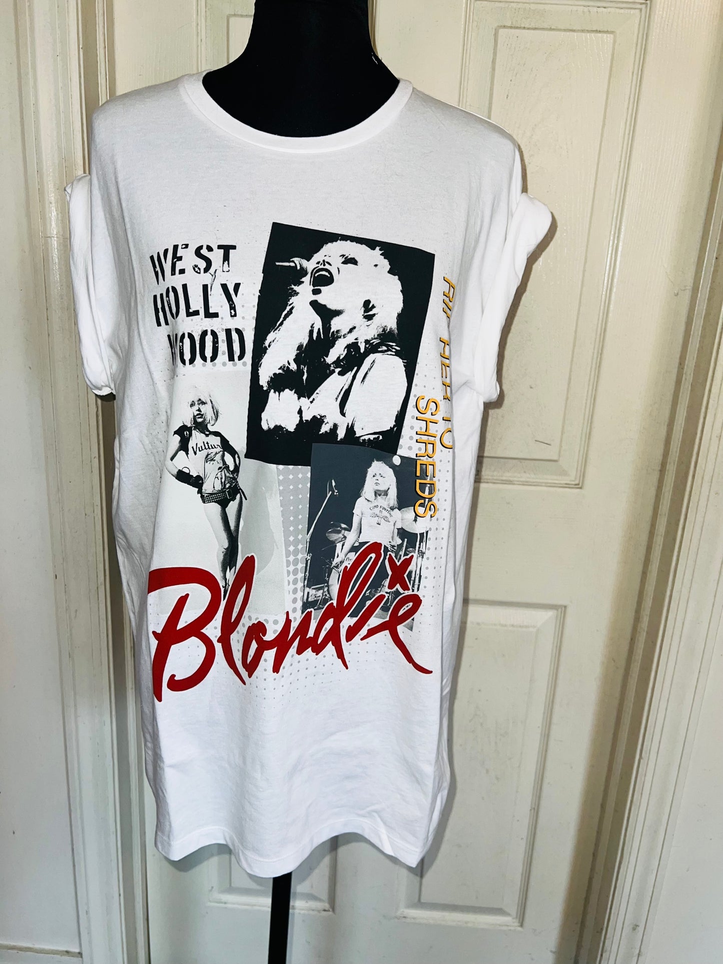 Blondie Oversized Distressed Tee