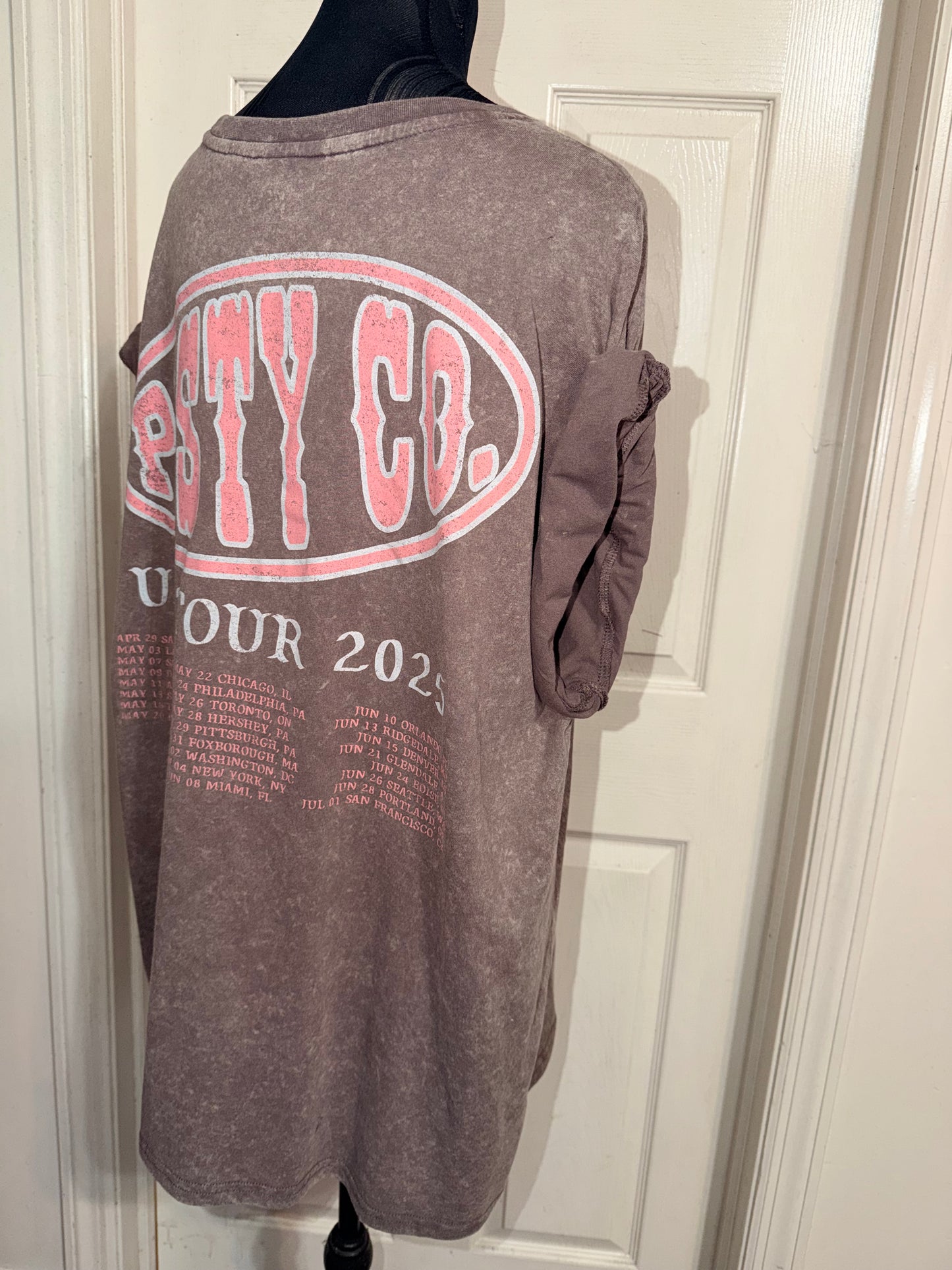 Post Malone Double Sided Oversized Distressed Tee