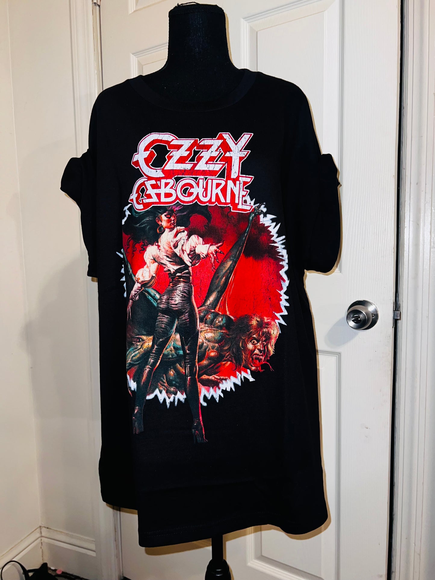 Ozzy Osbourne Oversized Distressed Tee