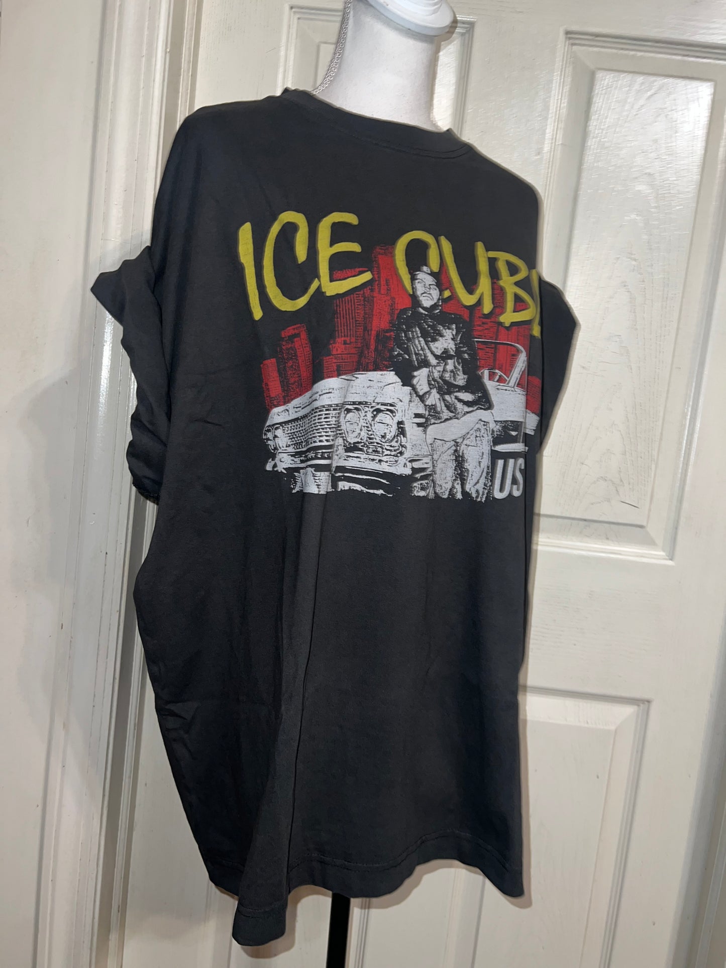 Ice Cube Double Sided Oversized Distressed Tee