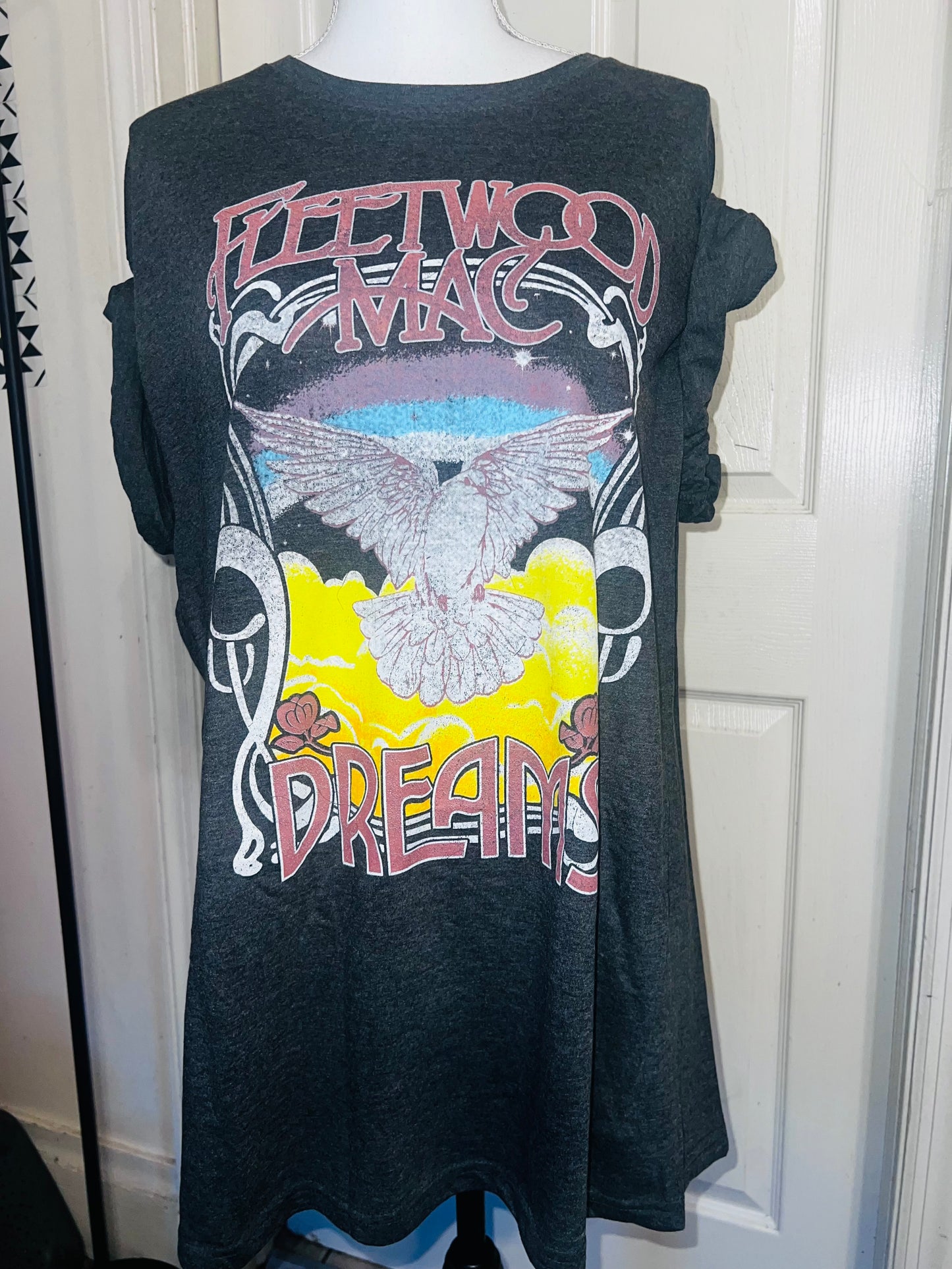 Fleetwood Mac Oversized Distressed Tee