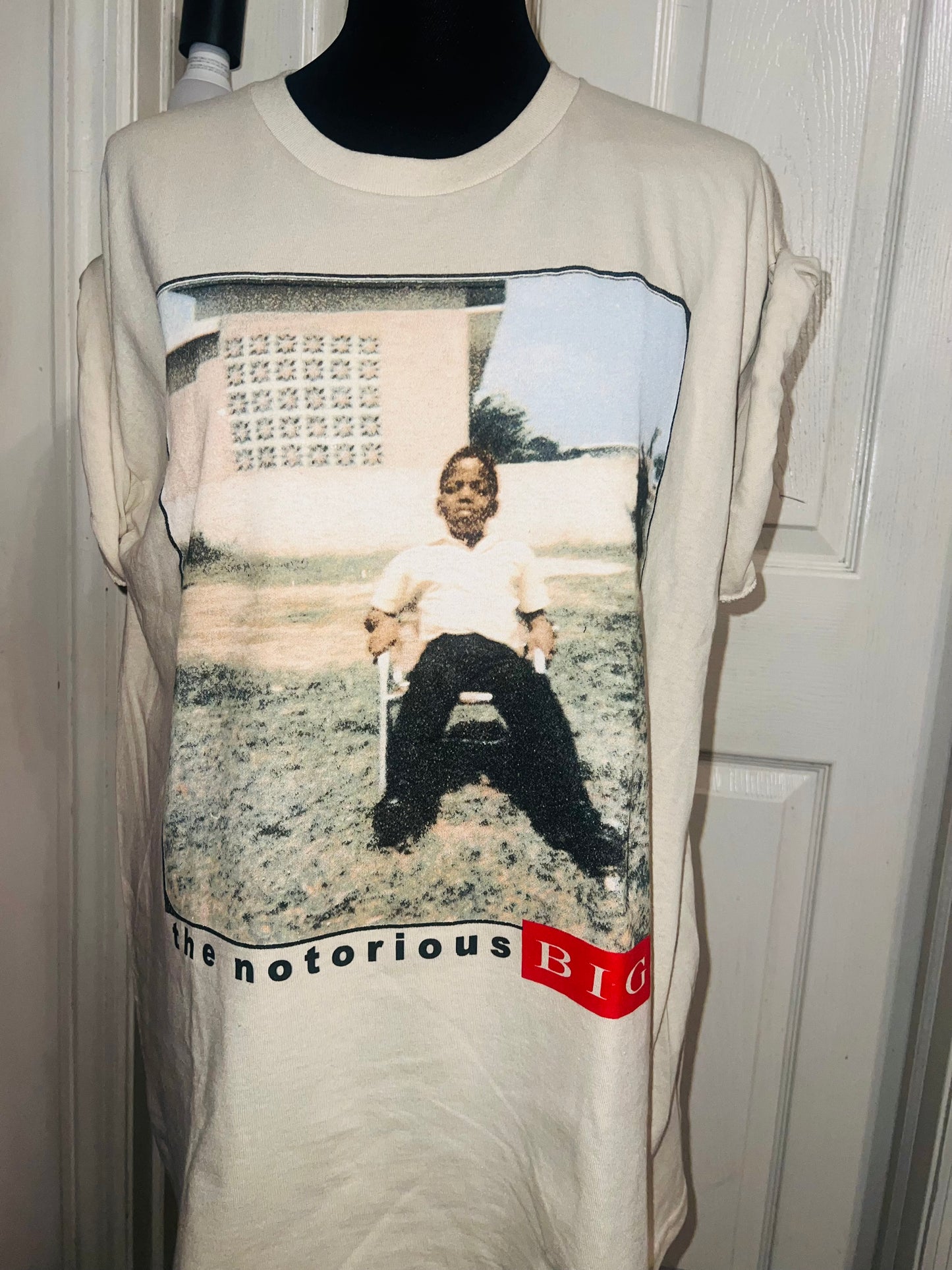 Notorious BIG Oversized Distressed Tee